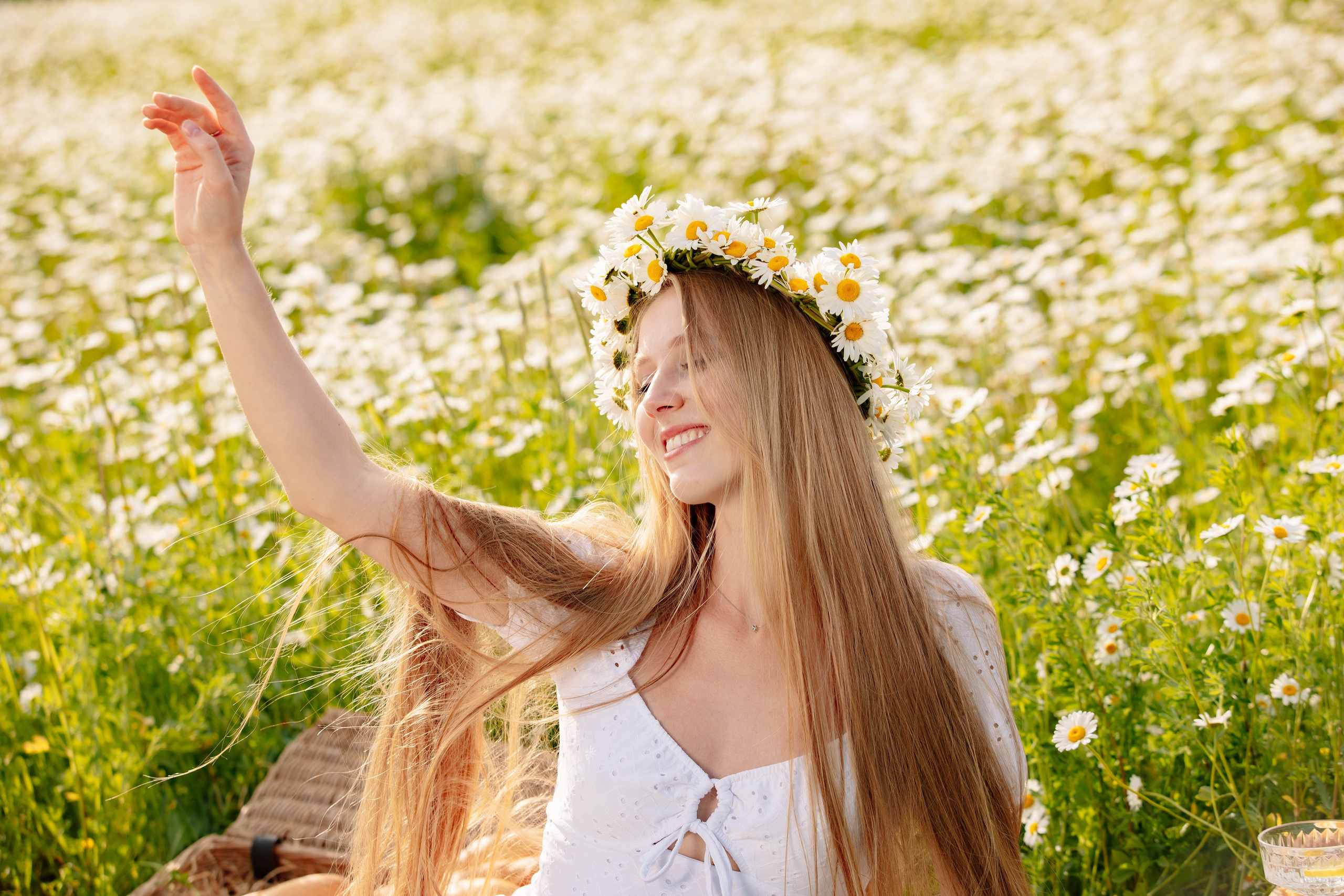 Ромашковое поле. Фотограф в Москве Яна Полосина