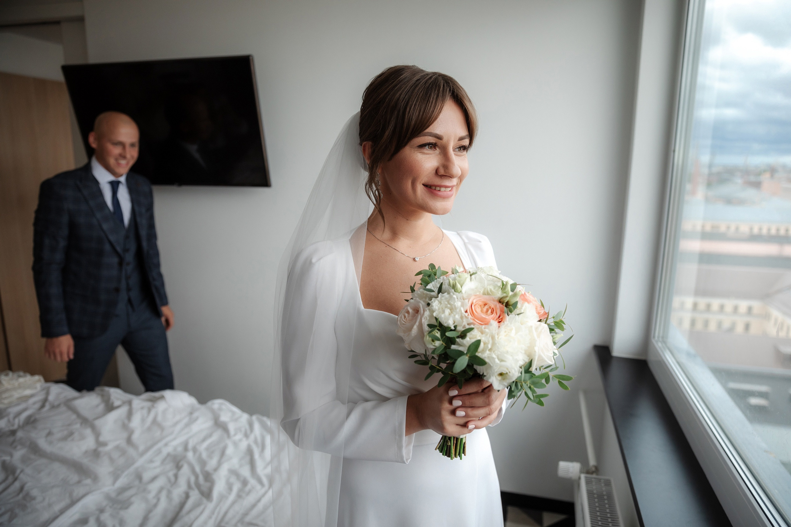 Свадебный день Саши и Тани. Свадебный и семейный фотограф в Санкт-Петербурге Нечаев Михаил