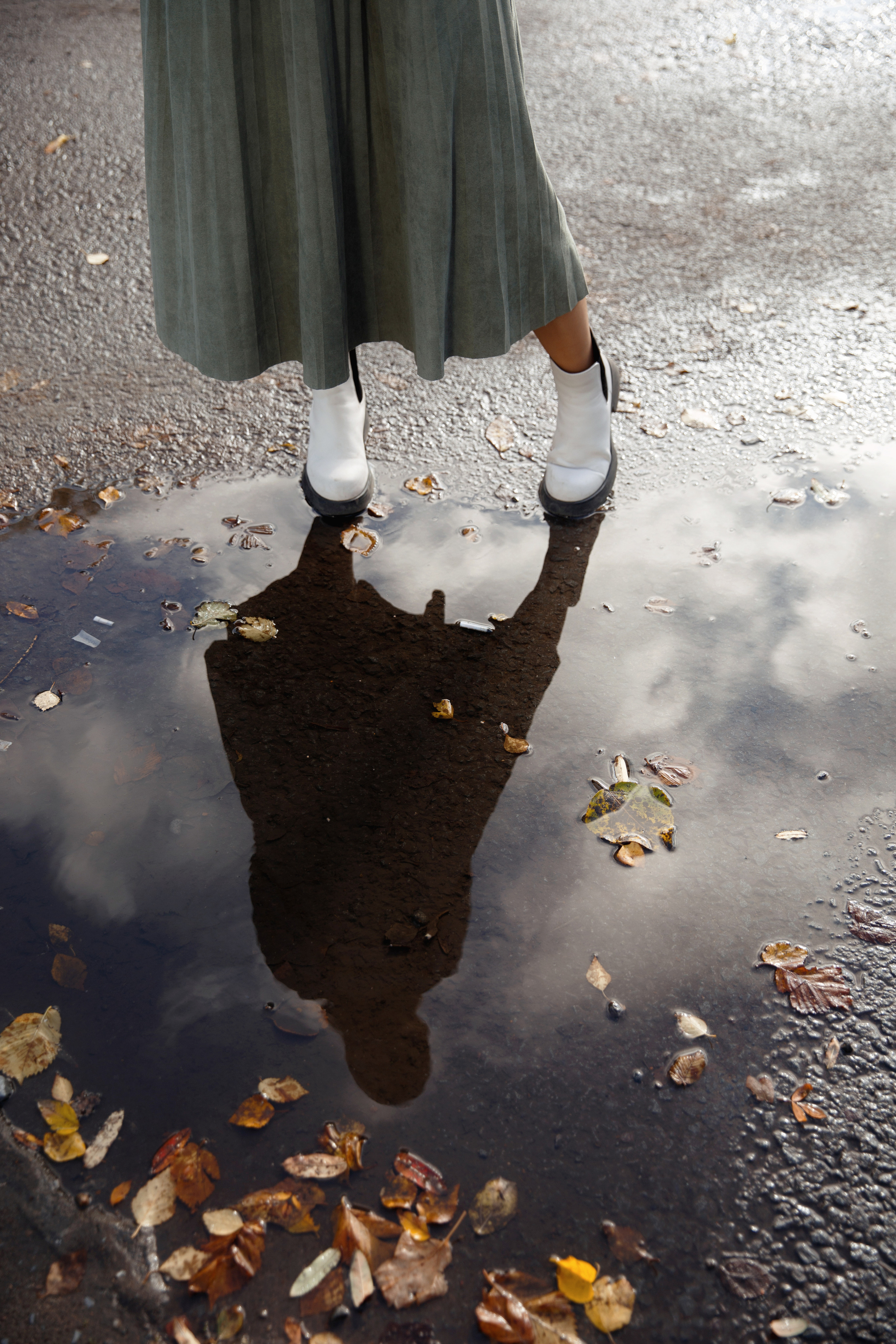 Отражение в луже Архангельск