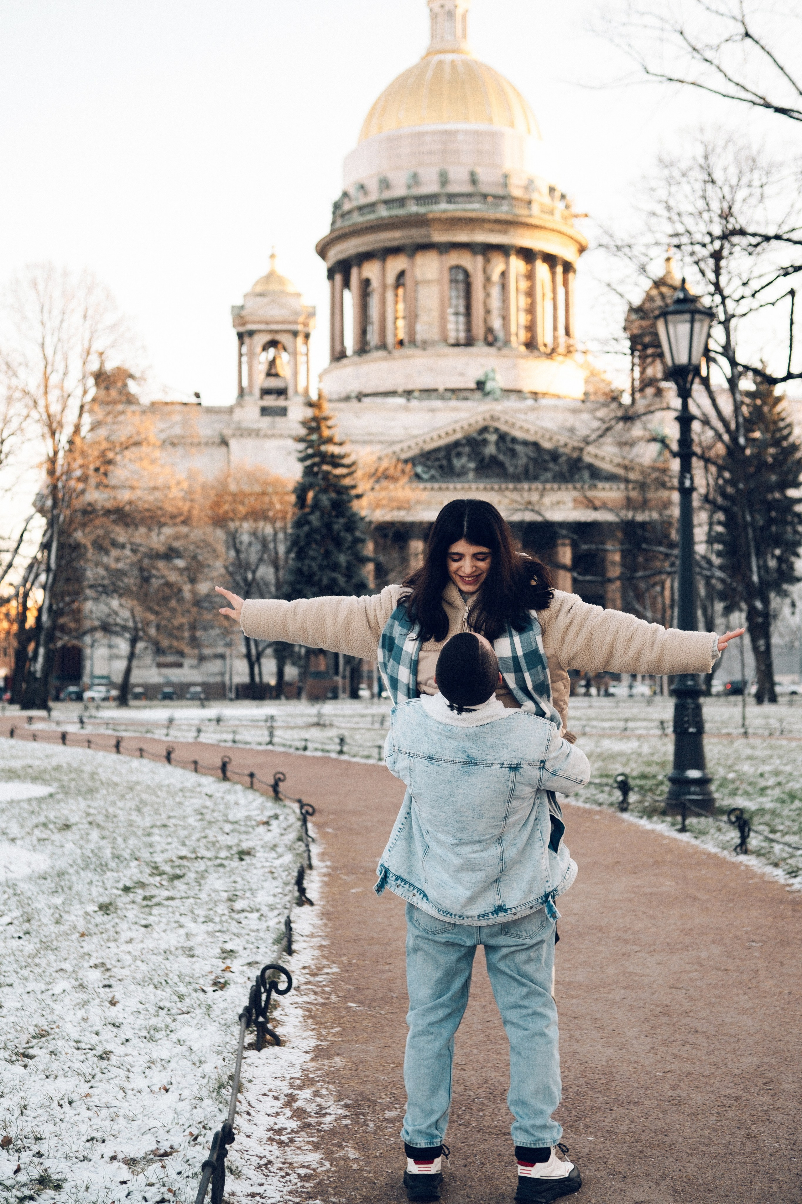 От Дворцовой к Исаакиевскому (зима). Фотограф в Санкт-Петербурге Кристина Брянская