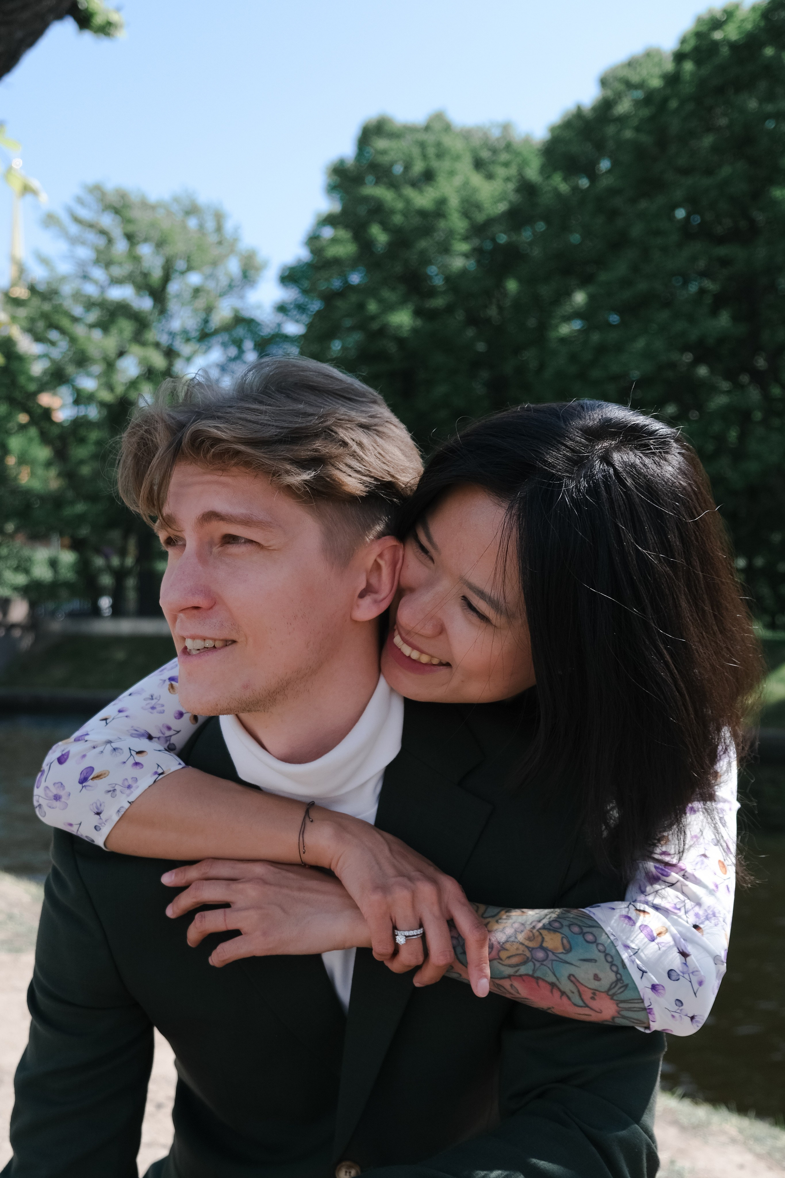 В саду. Питерский фотограф