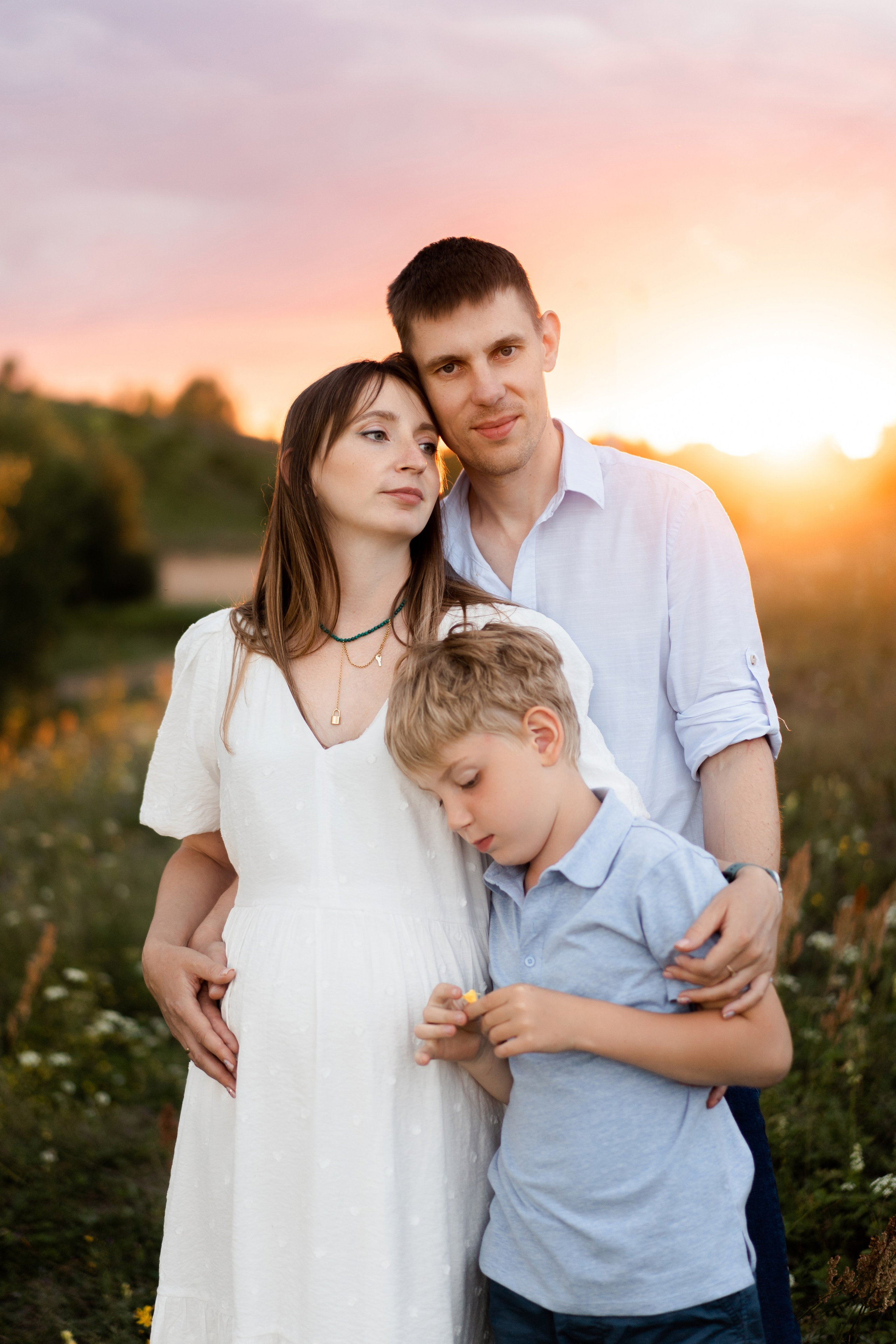 Ирина с семьей. Семейный и детский фотограф в Санкт-Петербурге Дарина Герчиу