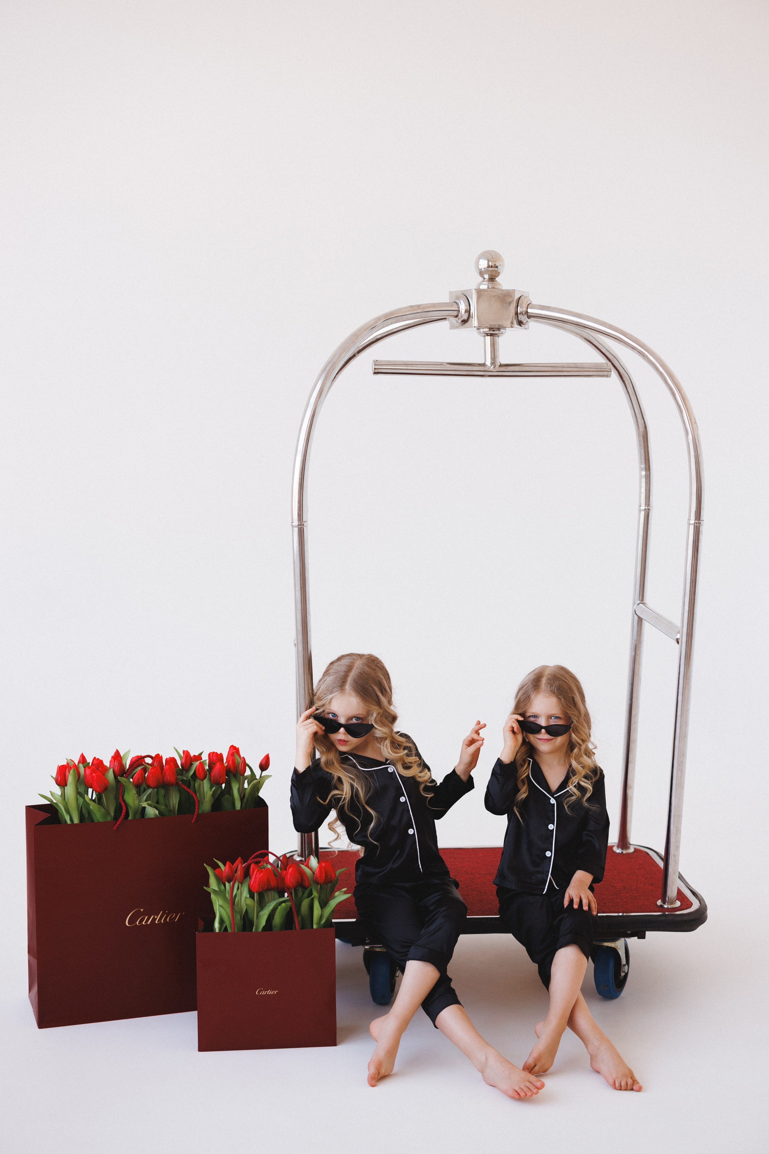 Фотосессия для девочек в тематике «Гардеробная». Семейный и детский фотограф в Краснодаре Анна Трашкова