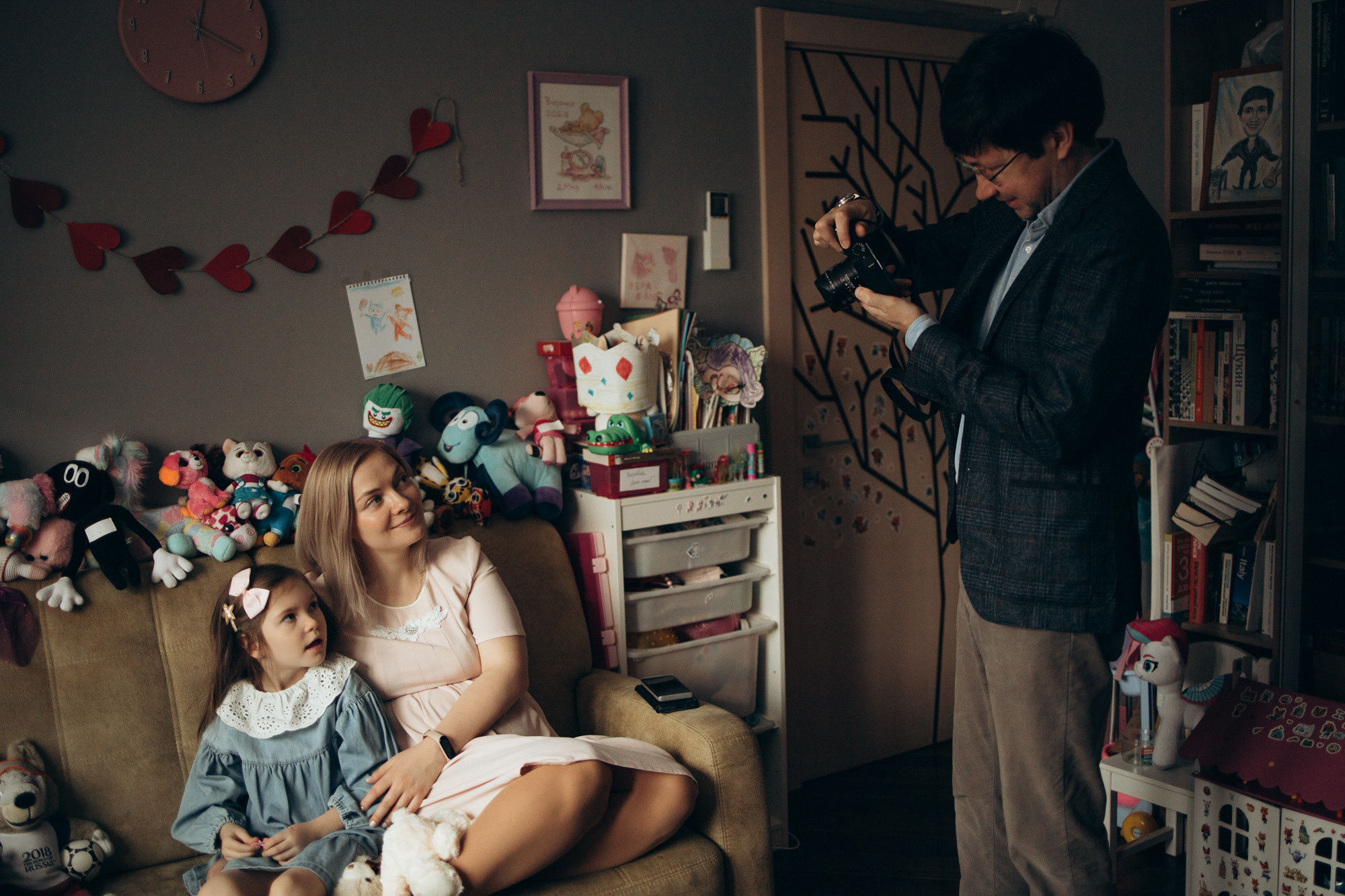 Домашняя семейная съемка. Фотограф в Москве