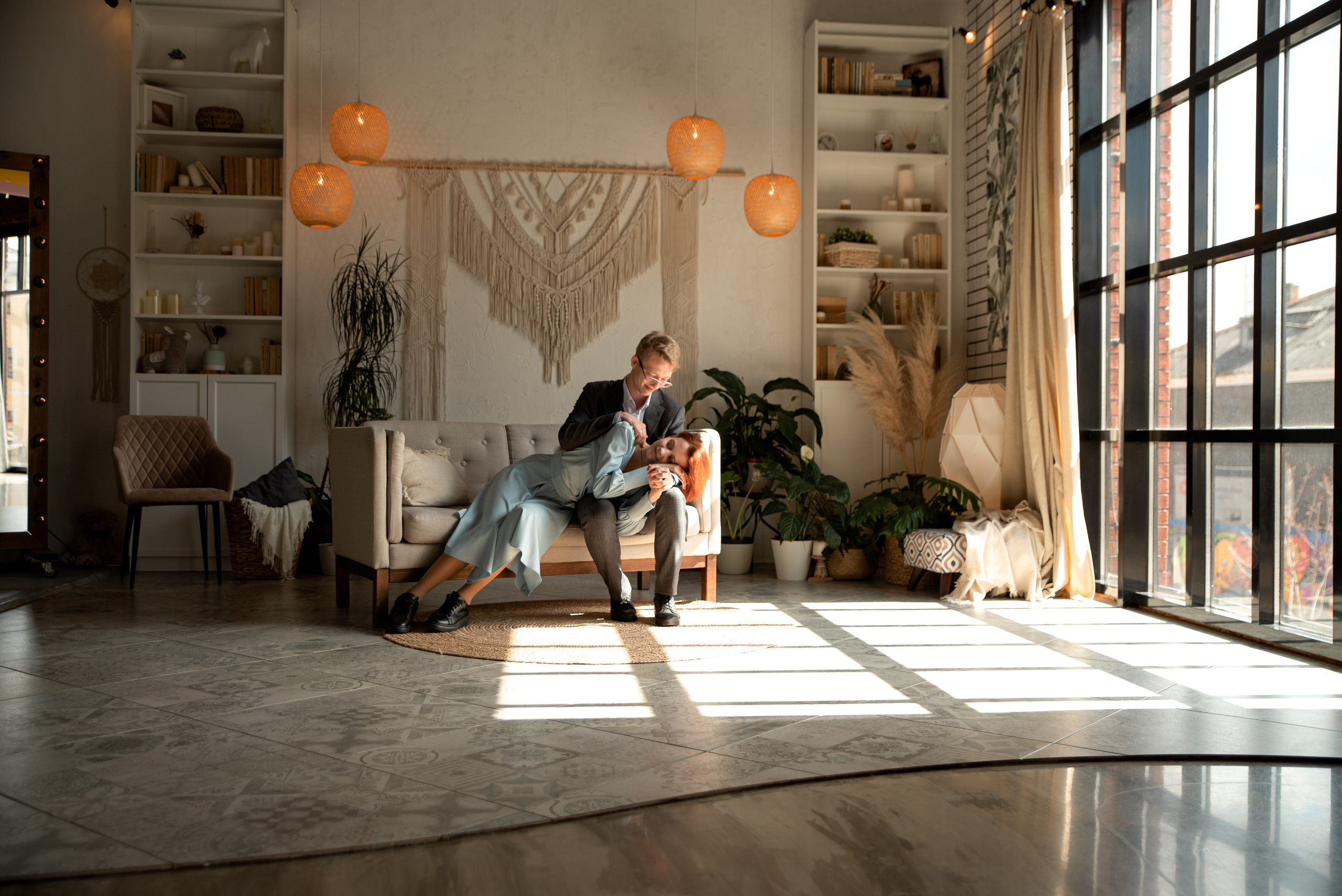 Дмитрий и Марина. LOVESTORY в студии. Семейный и детский фотограф в Туле Светлана Воронкова