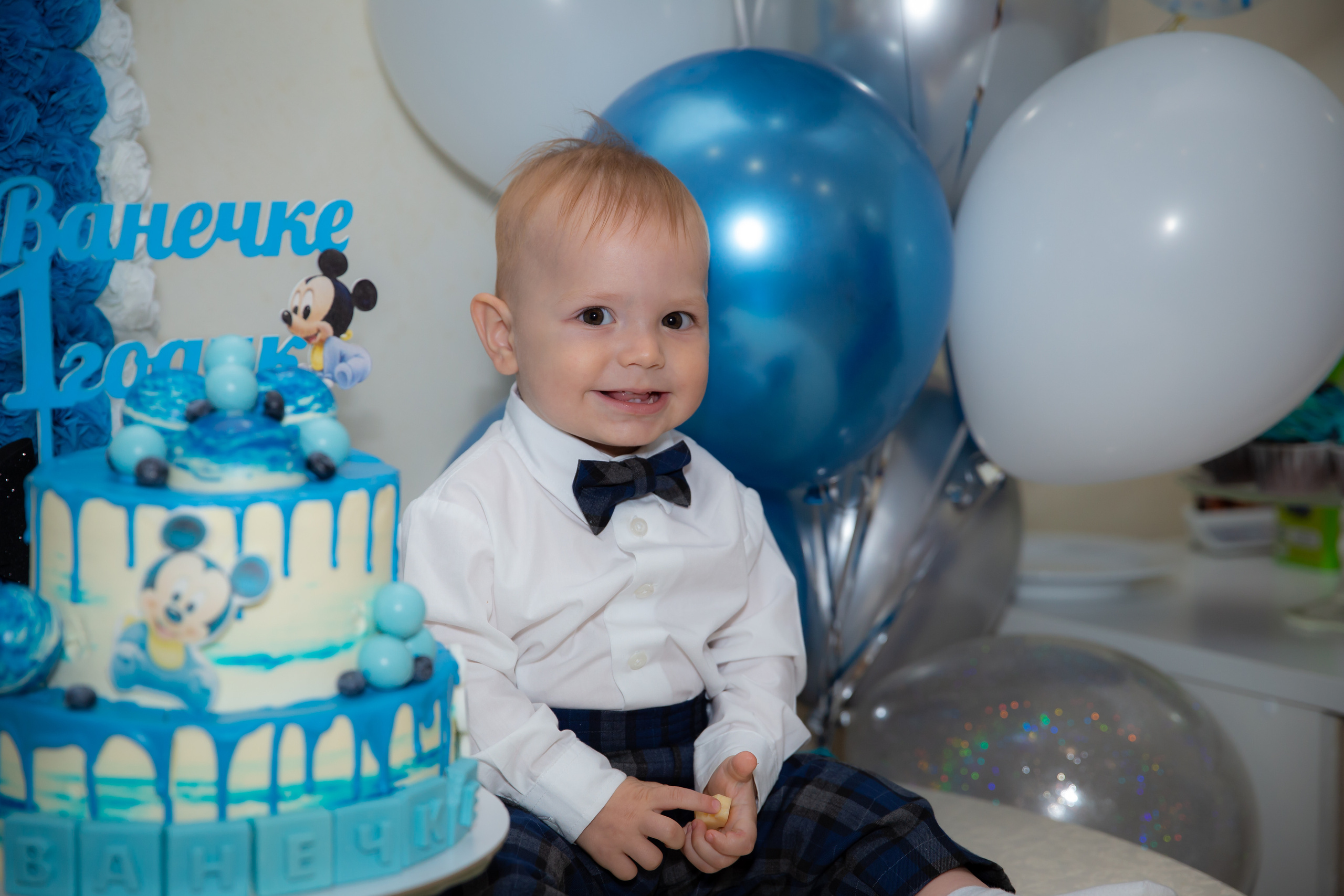 День рождения Ванечки 1 год. Фотограф Любава Колесник. Выпускные альбомы в Крымском районе