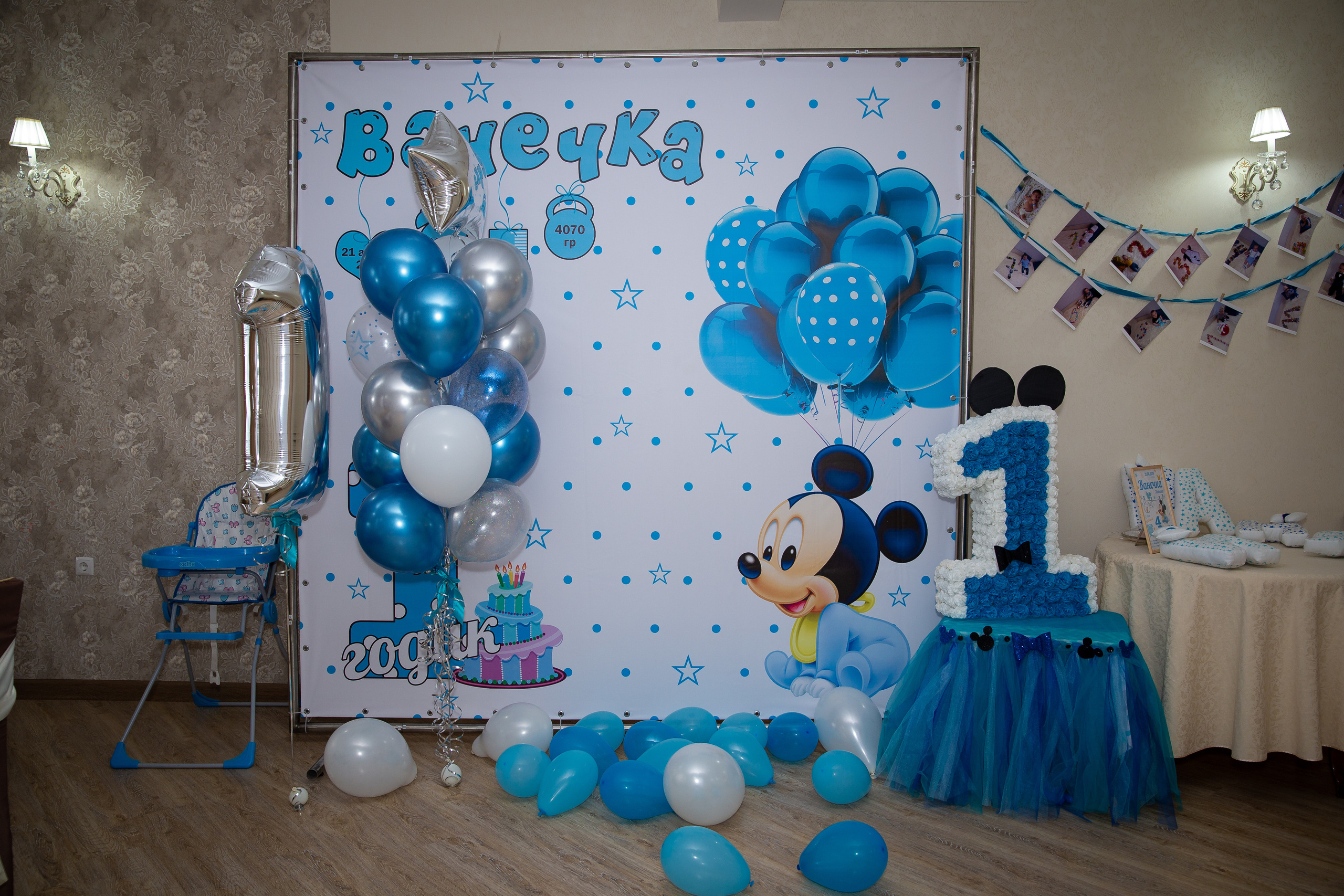 День рождения Ванечки 1 год. Фотограф Любава Колесник. Выпускные альбомы в Крымском районе