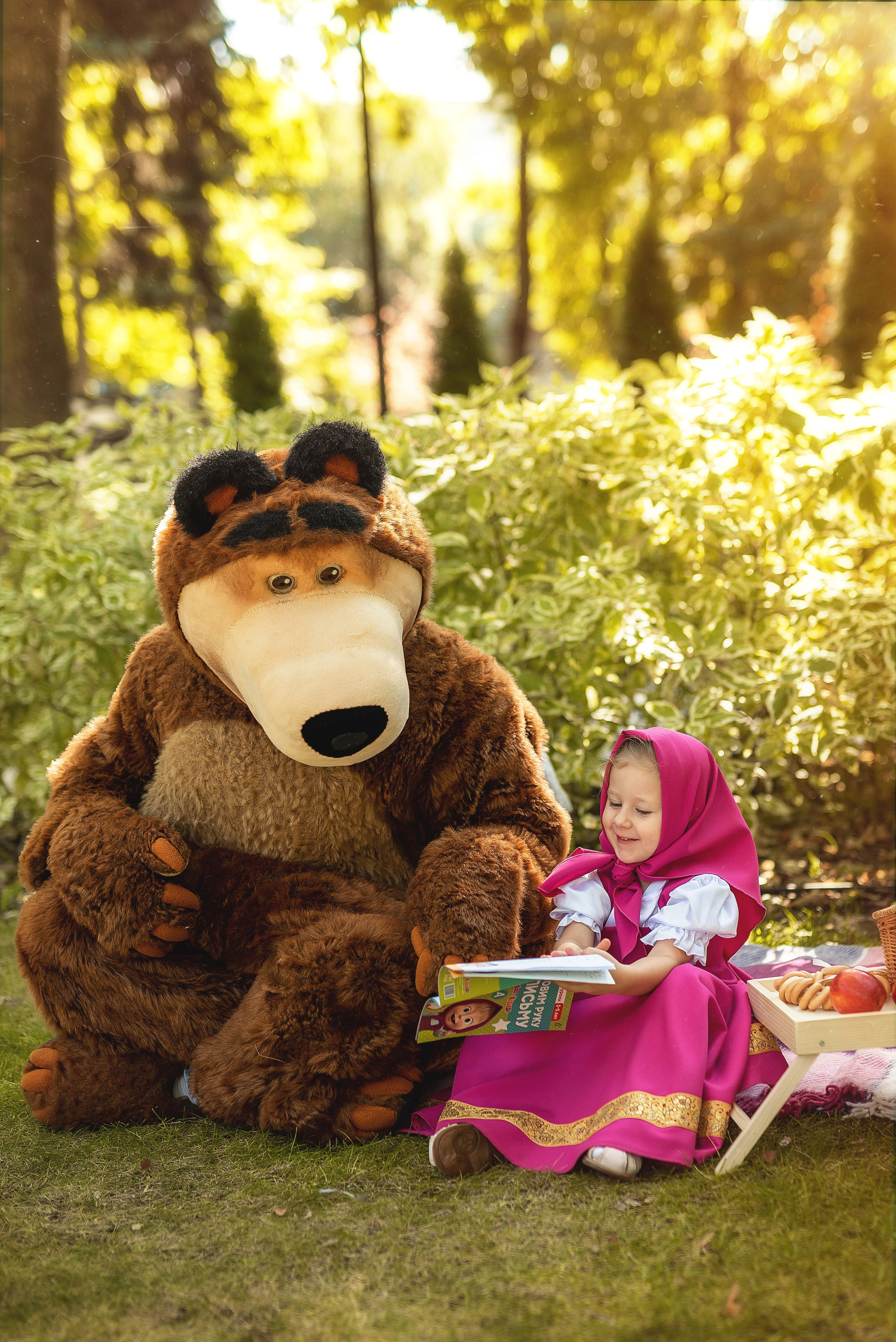 Фотосессия Маша и Медведь. Семейный, детский фотограф в Воронеже Анна Никитина