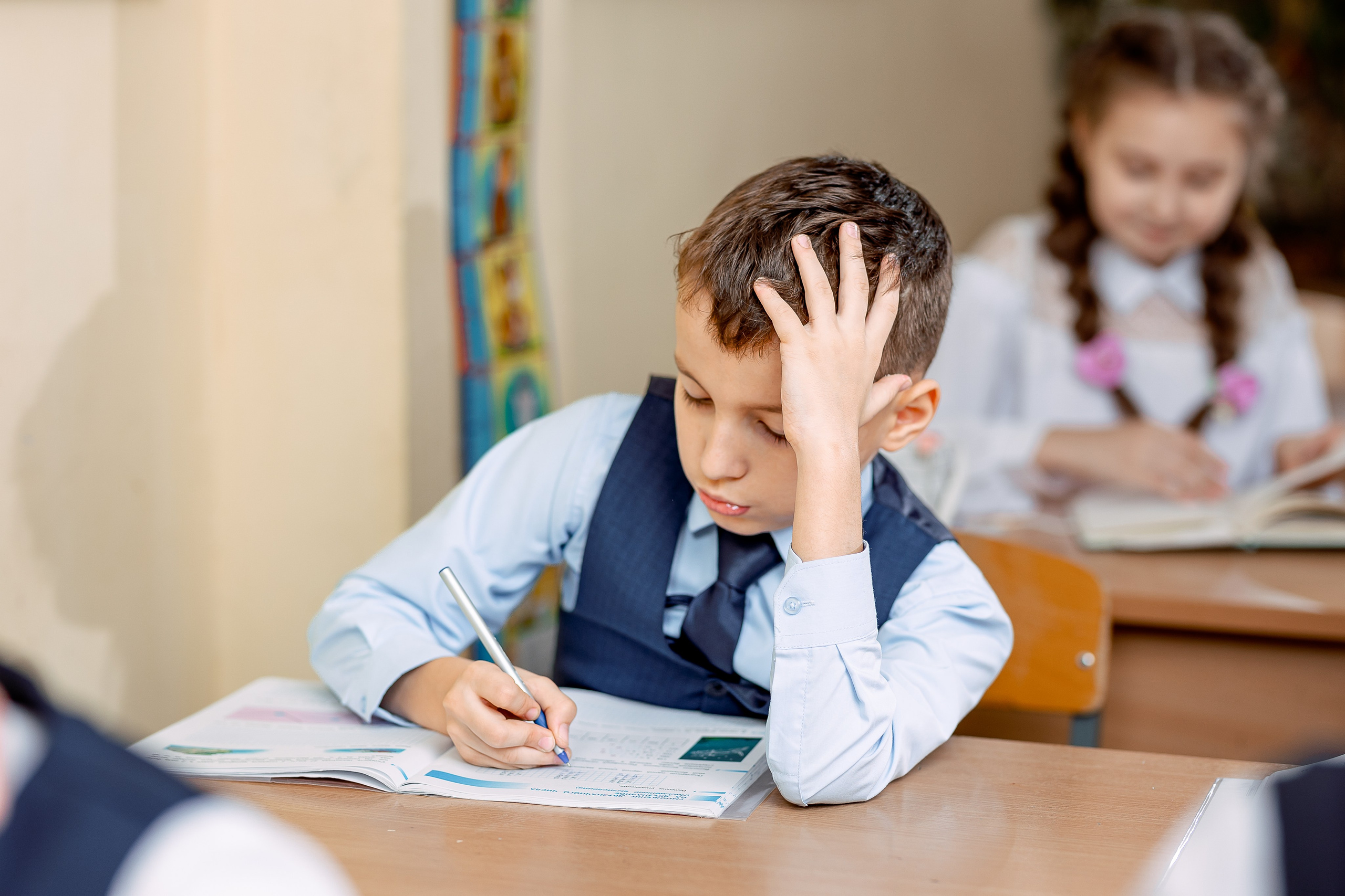 Репортаж на уроках. Семейный и детский фотограф Комина Елена, Власиха, Одинцово