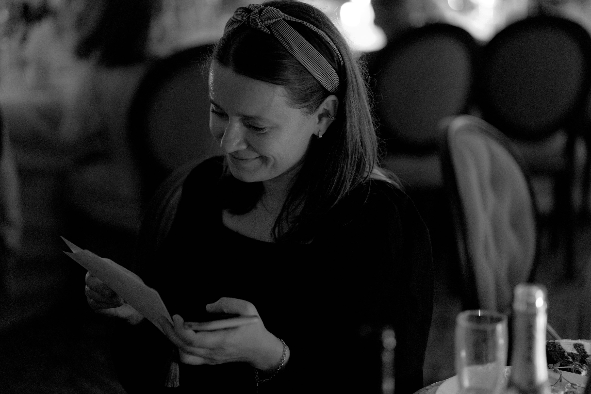 Лера и Сергей. Свадебный ужин при свечах. Свадебный фотограф Аня Милграм