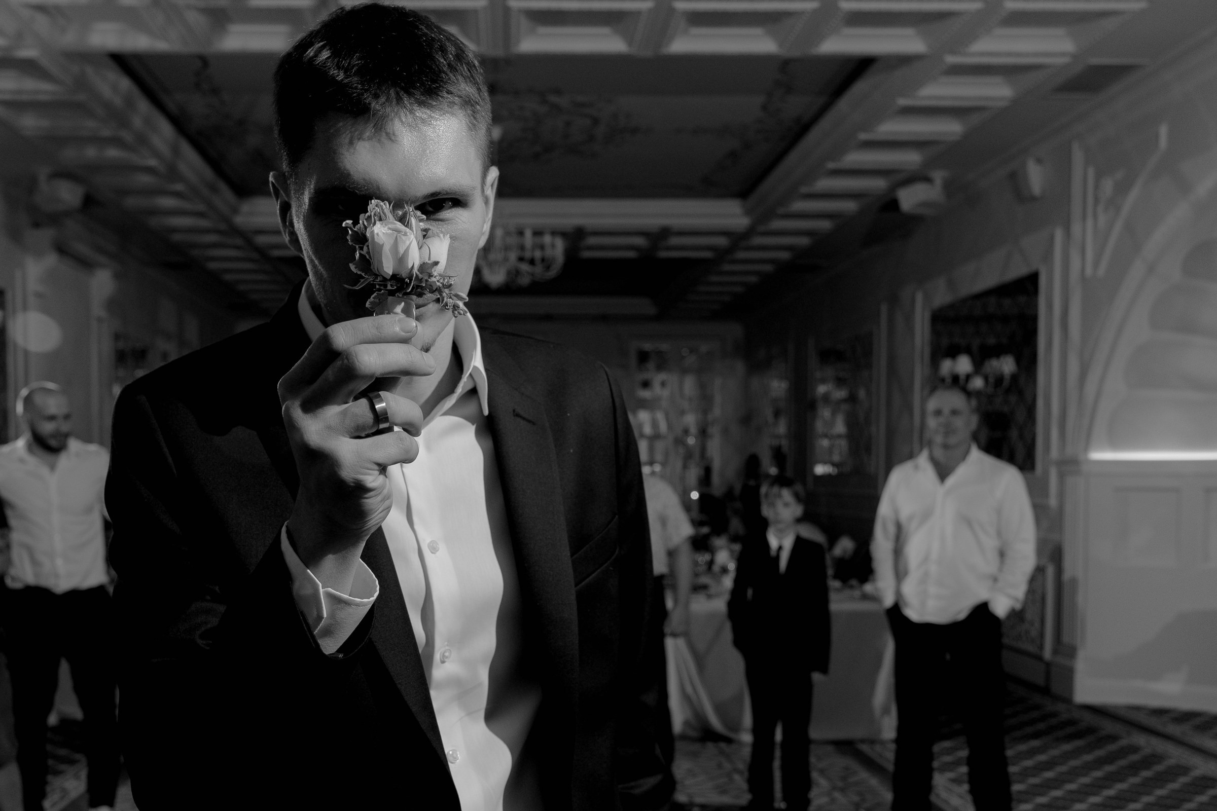 Лера и Сергей. Свадебный ужин при свечах. Свадебный фотограф Аня Милграм