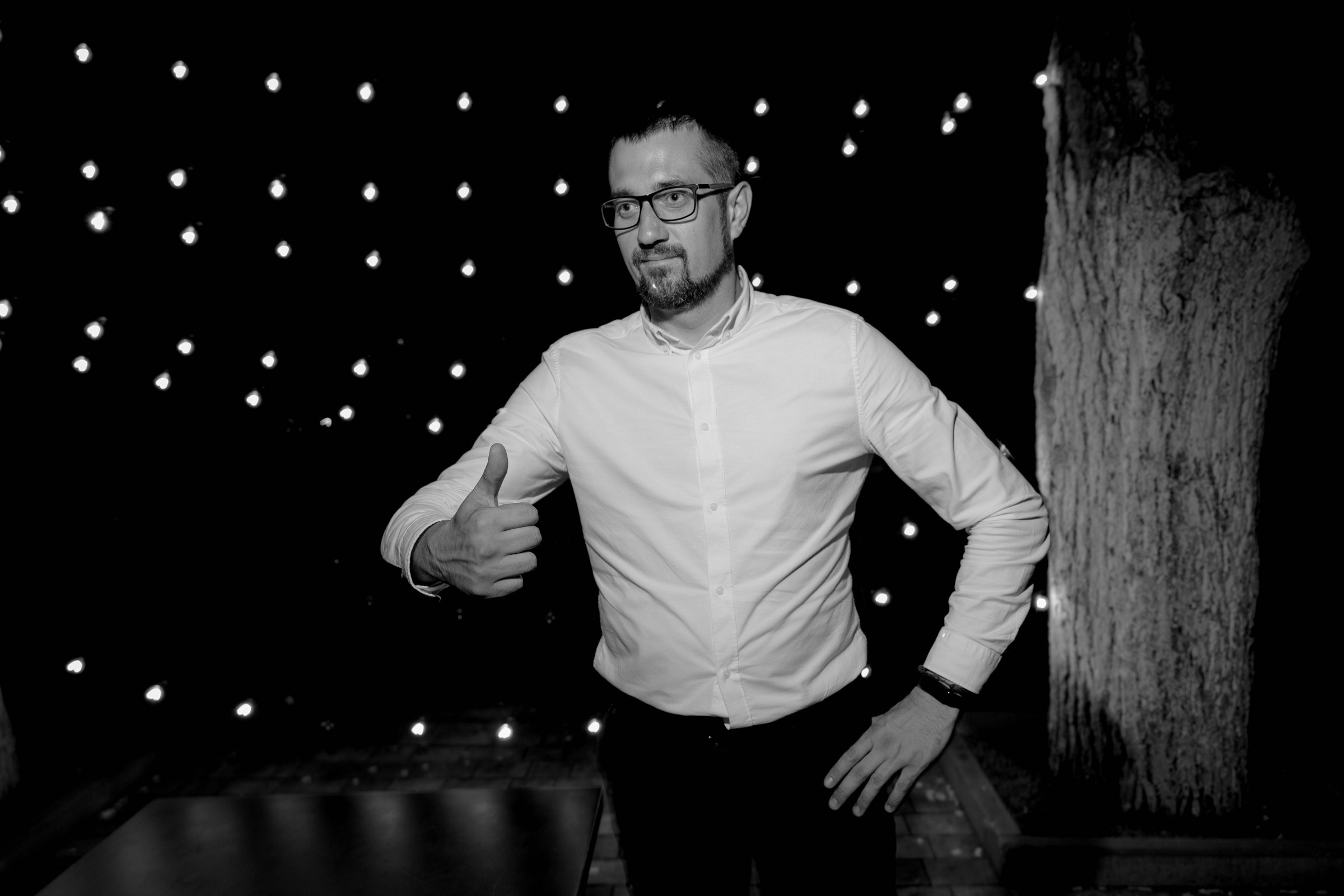 Лера и Сергей. Свадебный ужин при свечах. Свадебный фотограф Аня Милграм