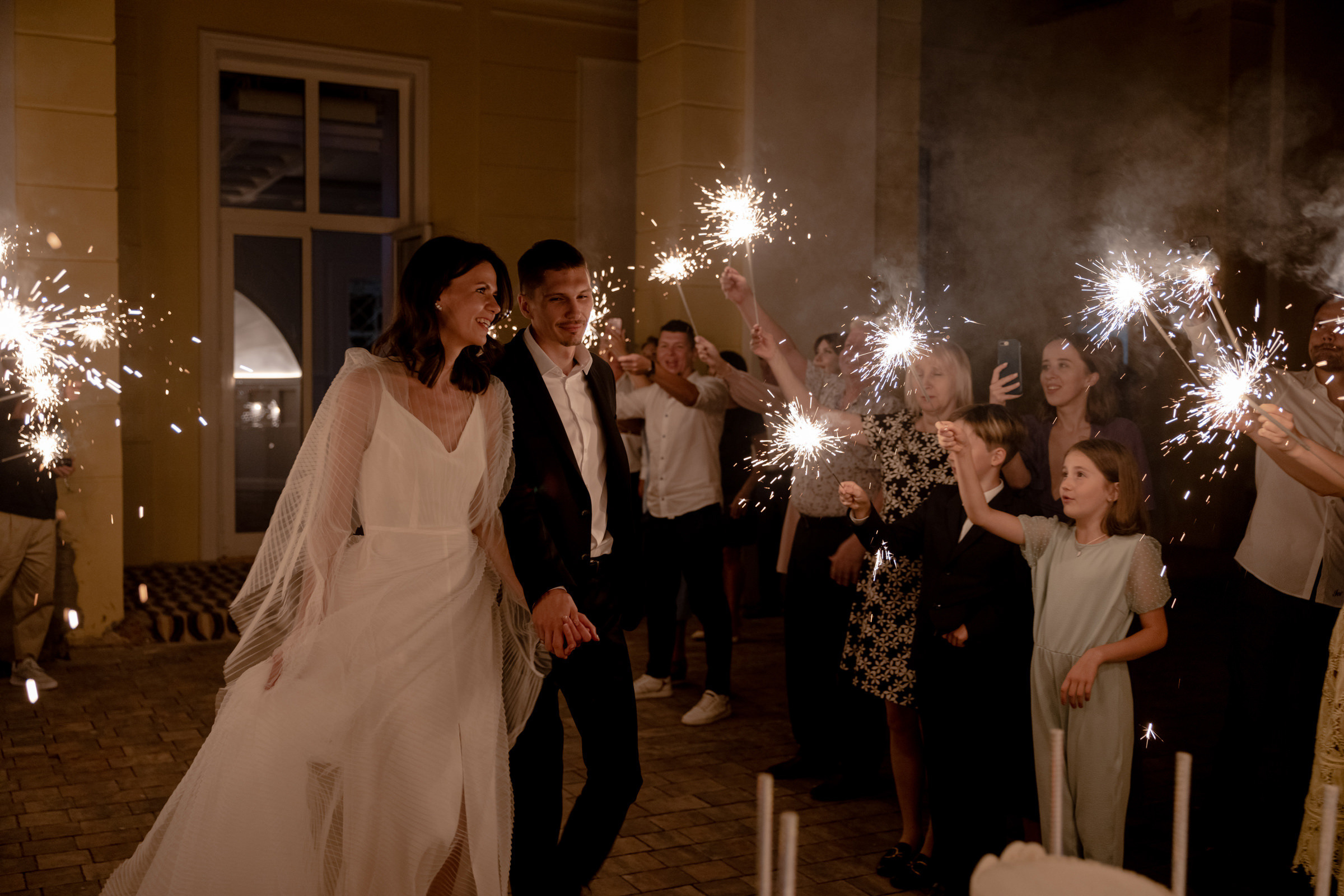 Лера и Сергей. Свадебный ужин при свечах. Свадебный фотограф Аня Милграм