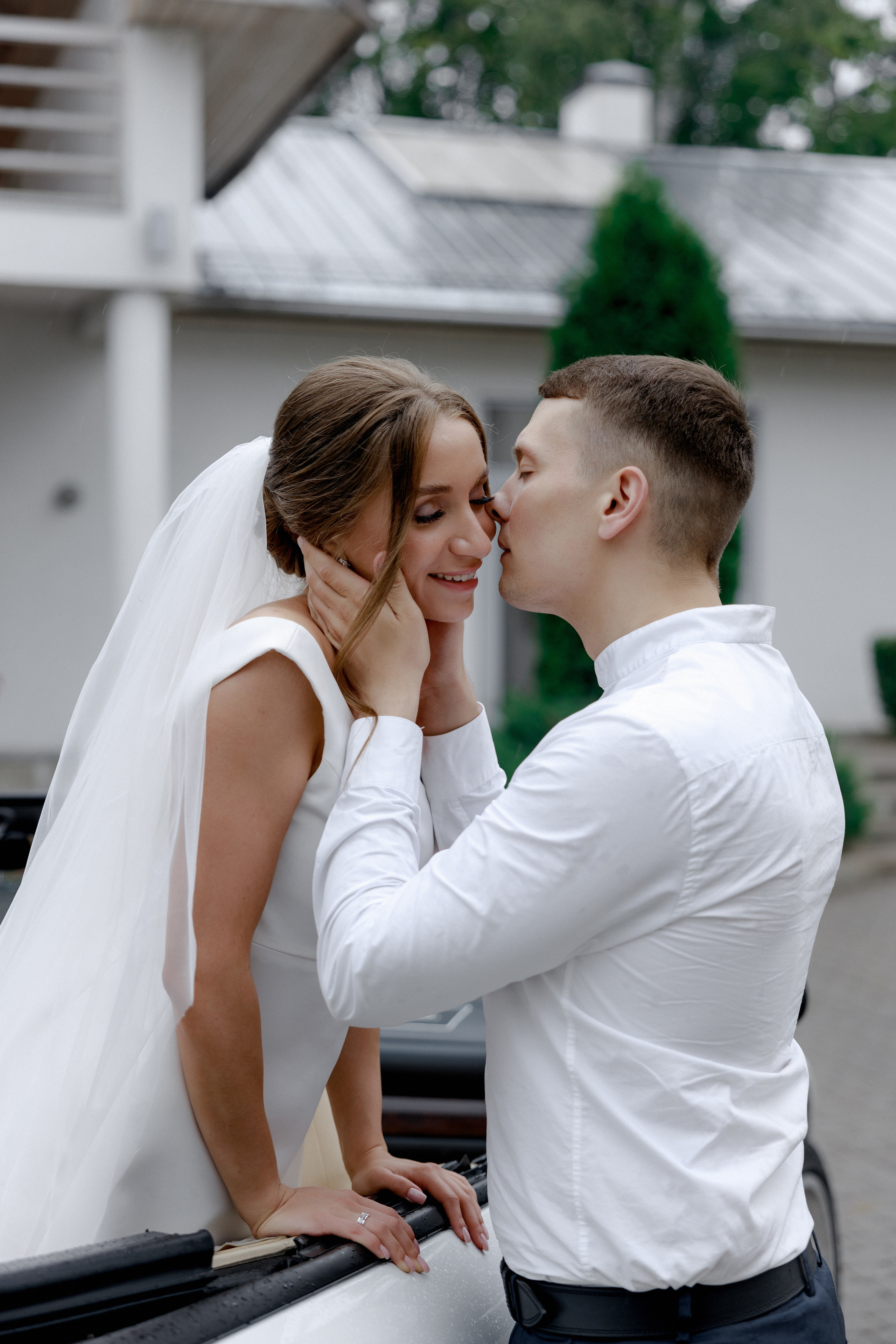 свадебная фотосессия в кабриолете