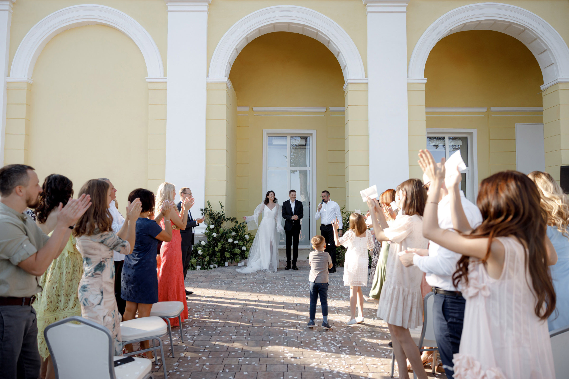 Лера и Сергей. Свадебный ужин при свечах. Свадебный фотограф Аня Милграм