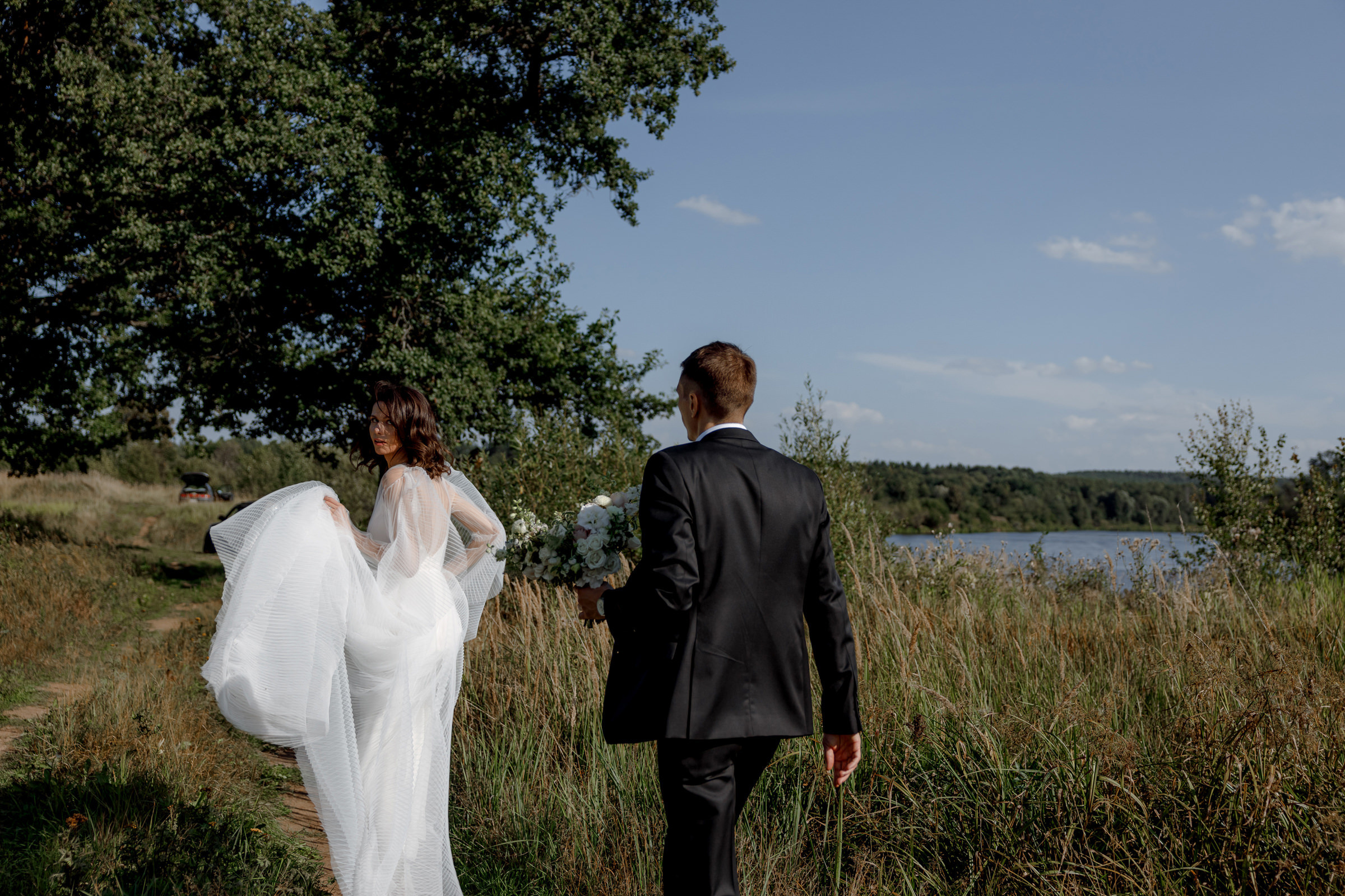 Лера и Сергей. Свадебный ужин при свечах. Свадебный фотограф Аня Милграм