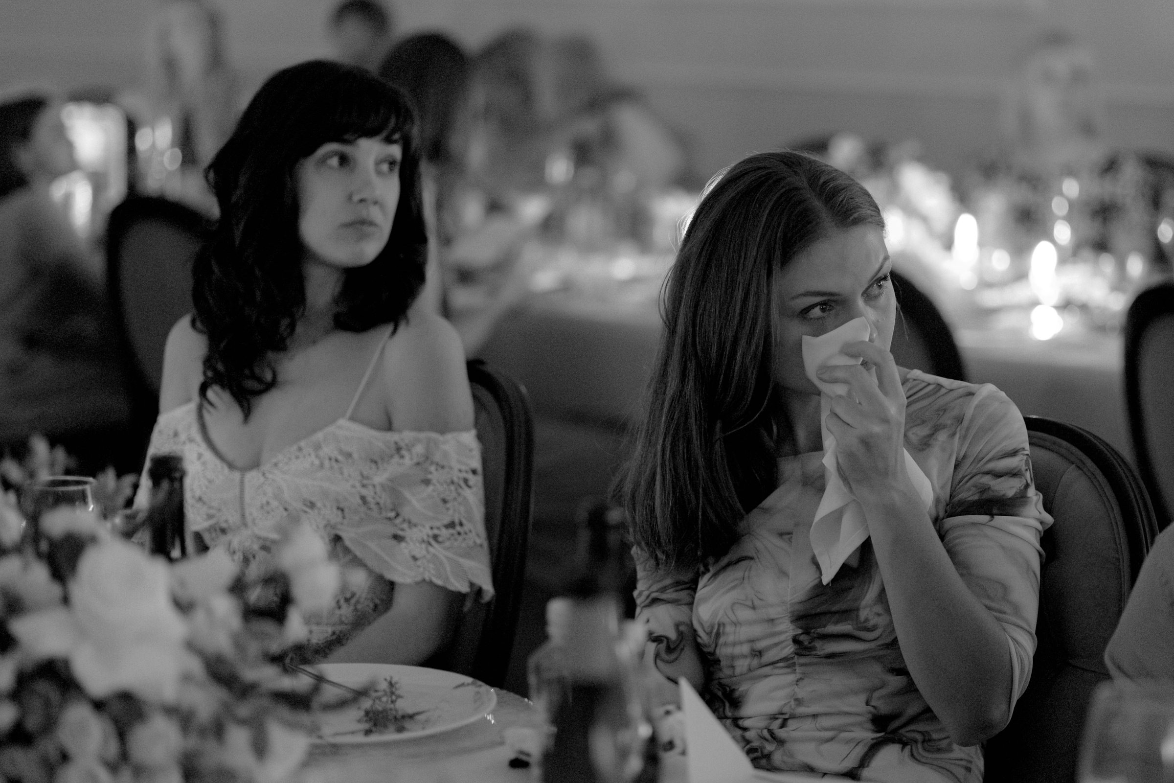 Лера и Сергей. Свадебный ужин при свечах. Свадебный фотограф Аня Милграм