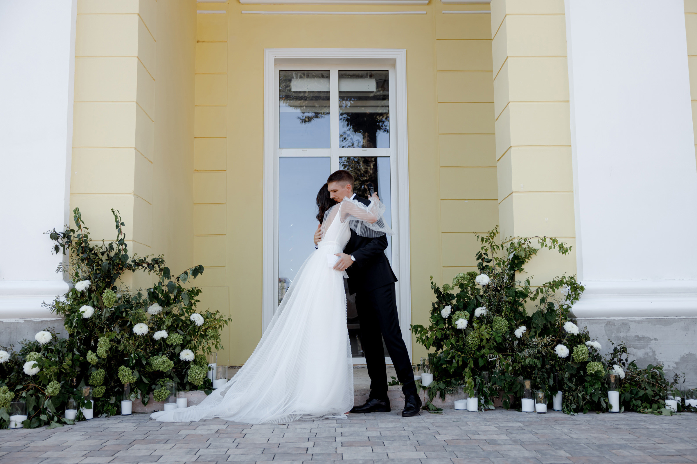 Лера и Сергей. Свадебный ужин при свечах. Свадебный фотограф Аня Милграм