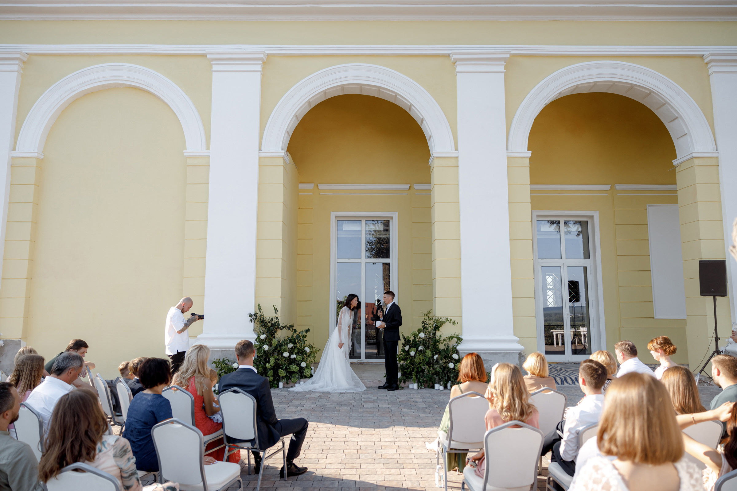 Лера и Сергей. Свадебный ужин при свечах. Свадебный фотограф Аня Милграм