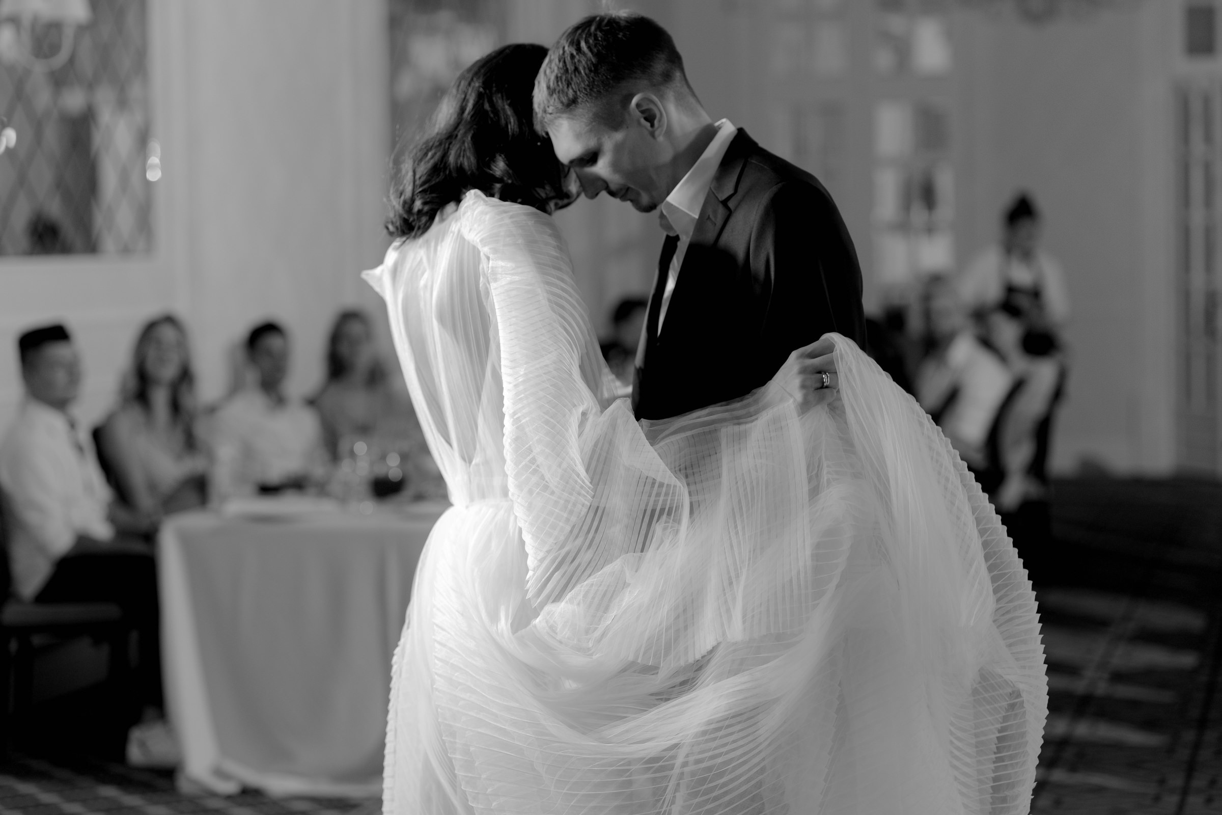 Лера и Сергей. Свадебный ужин при свечах. Свадебный фотограф Аня Милграм