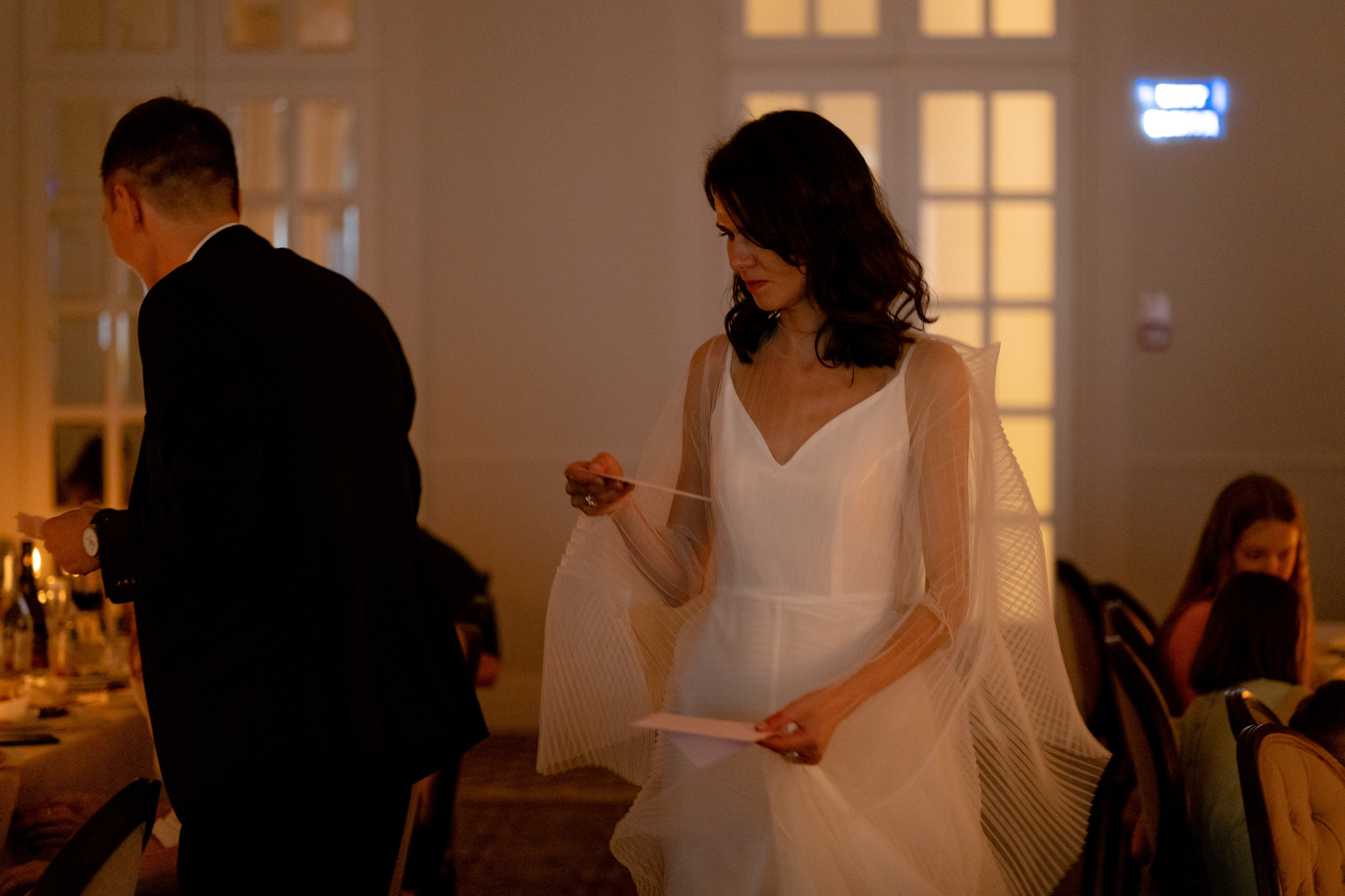 Лера и Сергей. Свадебный ужин при свечах. Свадебный фотограф Аня Милграм