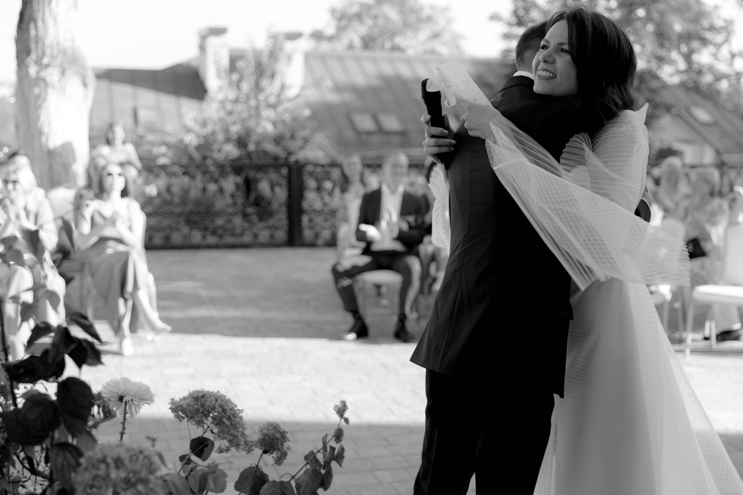 Лера и Сергей. Свадебный ужин при свечах. Свадебный фотограф Аня Милграм