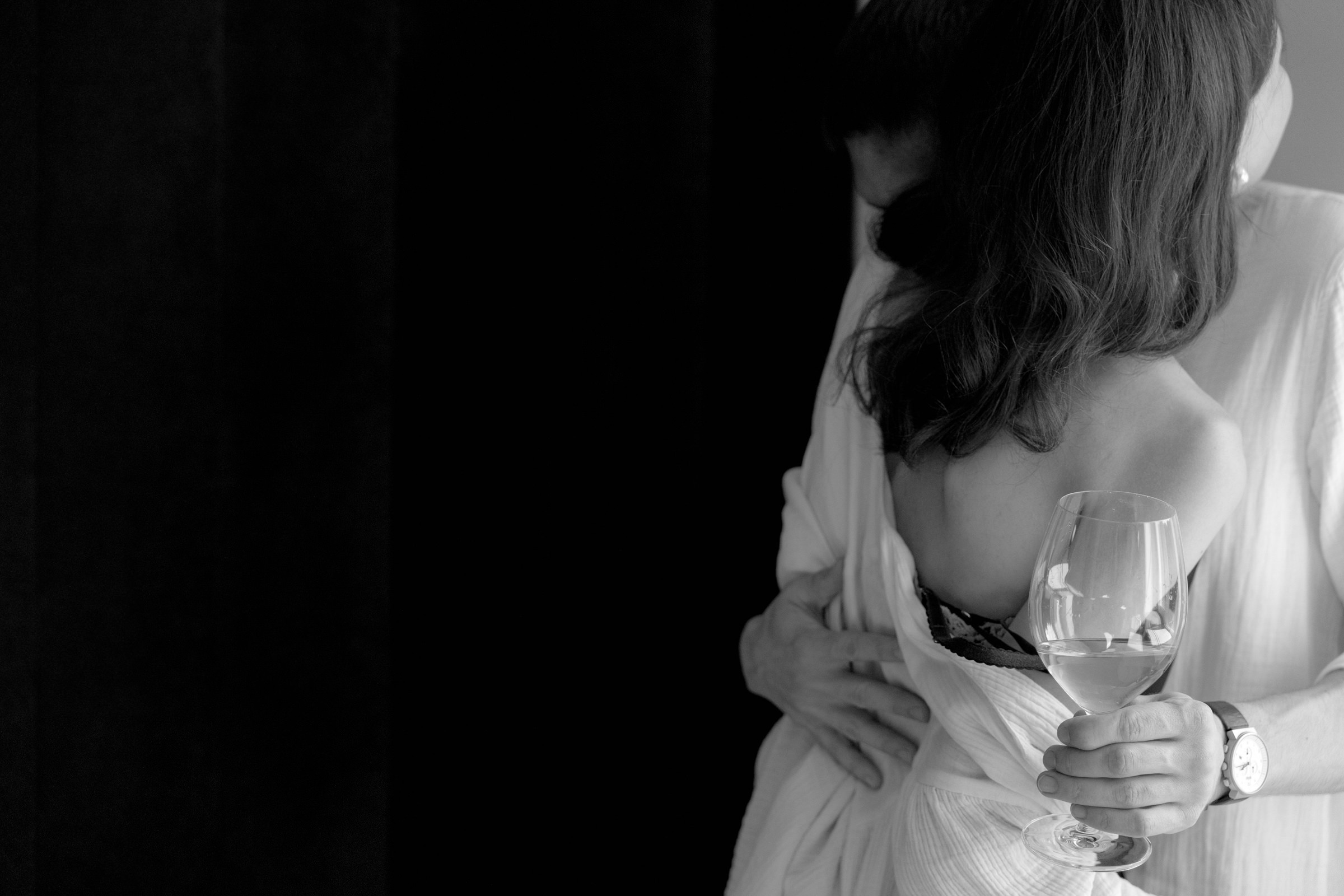 Лера и Сергей. Свадебный ужин при свечах. Свадебный фотограф Аня Милграм