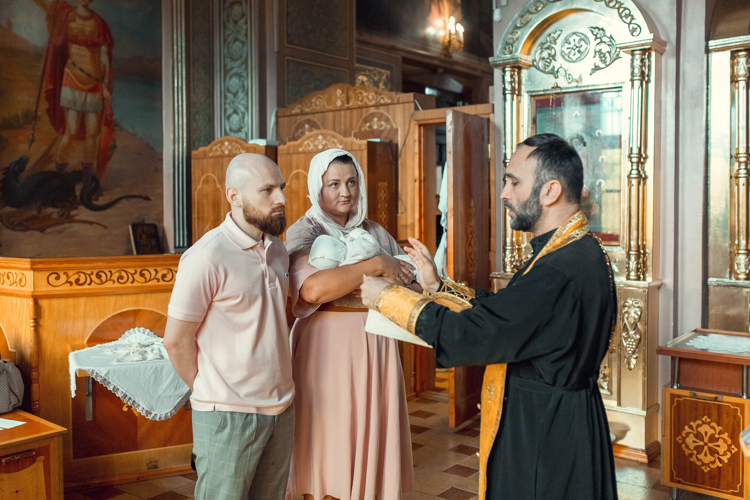 Крещение Серпухов Николы Белого. Фотограф новорожденных Серпухов, Протвино, Москва I Марина Бурмистрова