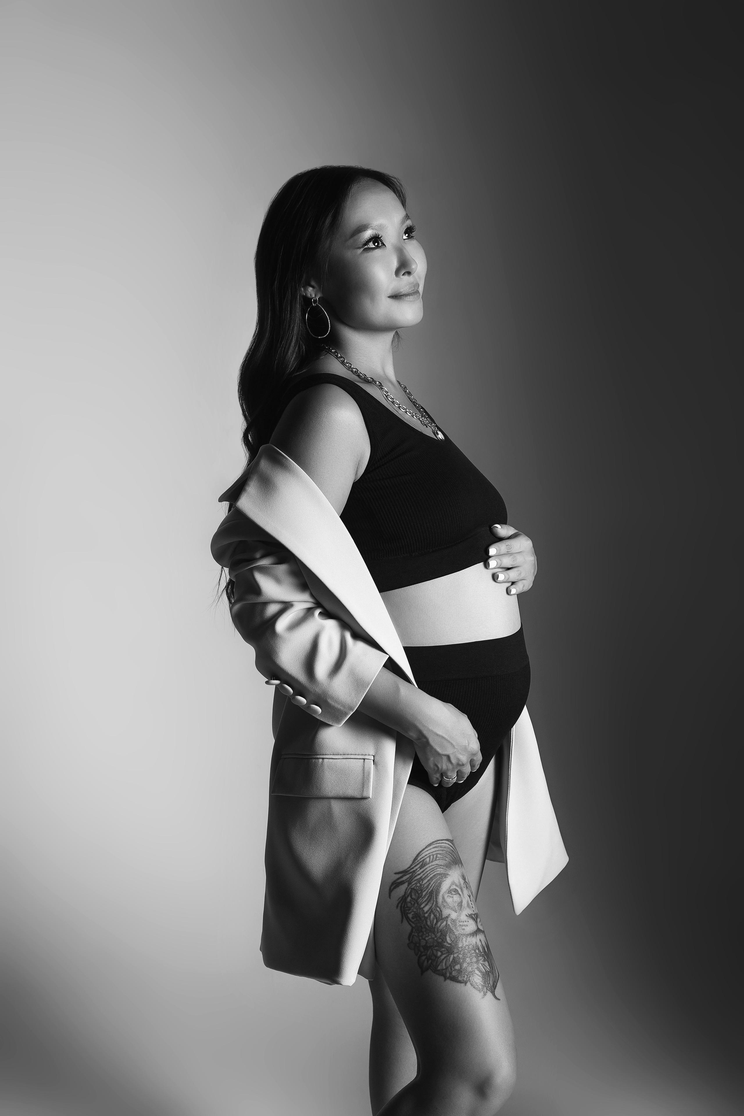 Беременность в студии. Фотограф новорожденных Серпухов, Протвино, Москва I Марина Бурмистрова