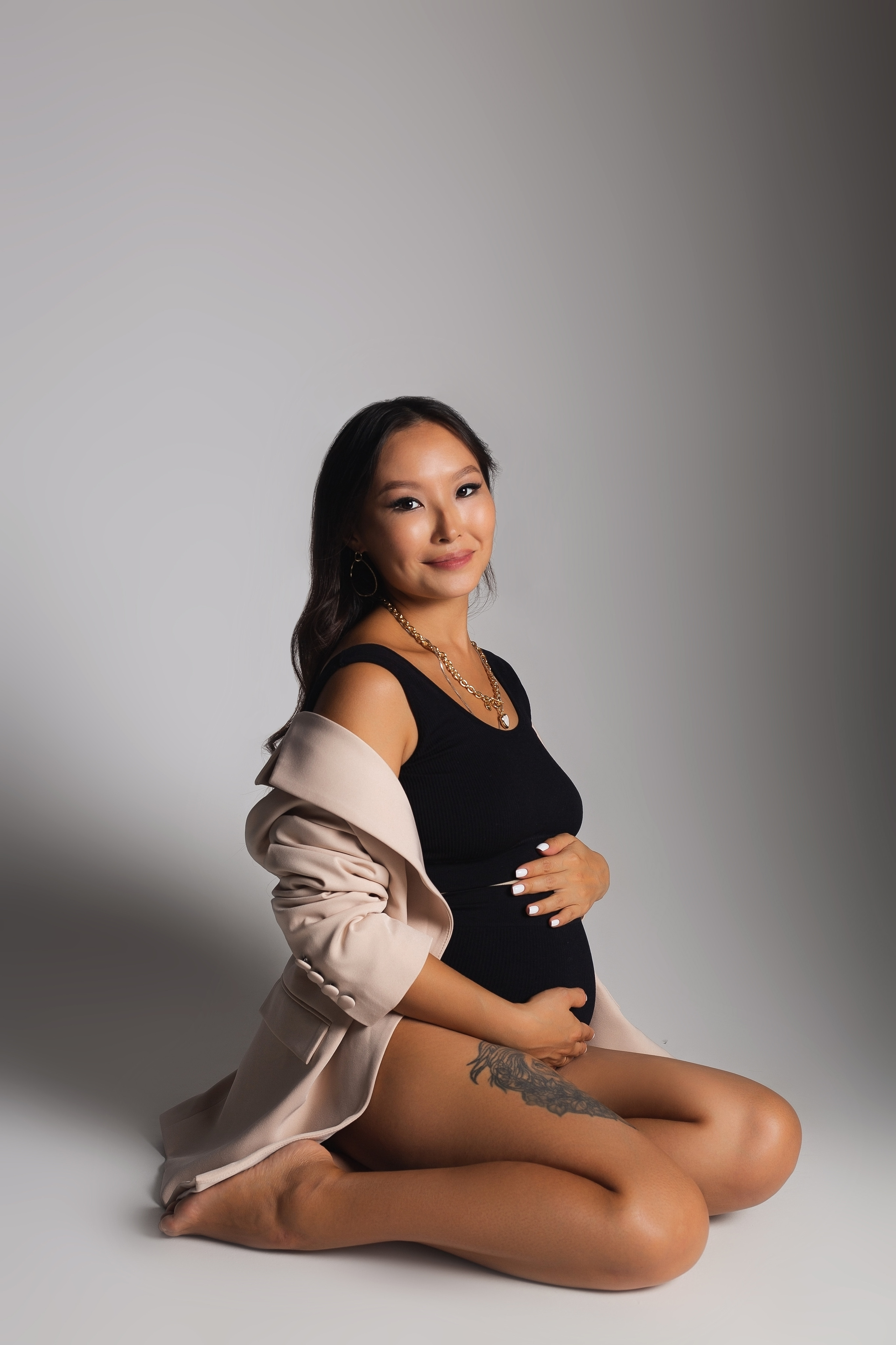 Беременность в студии. Фотограф новорожденных Серпухов, Протвино, Москва I Марина Бурмистрова