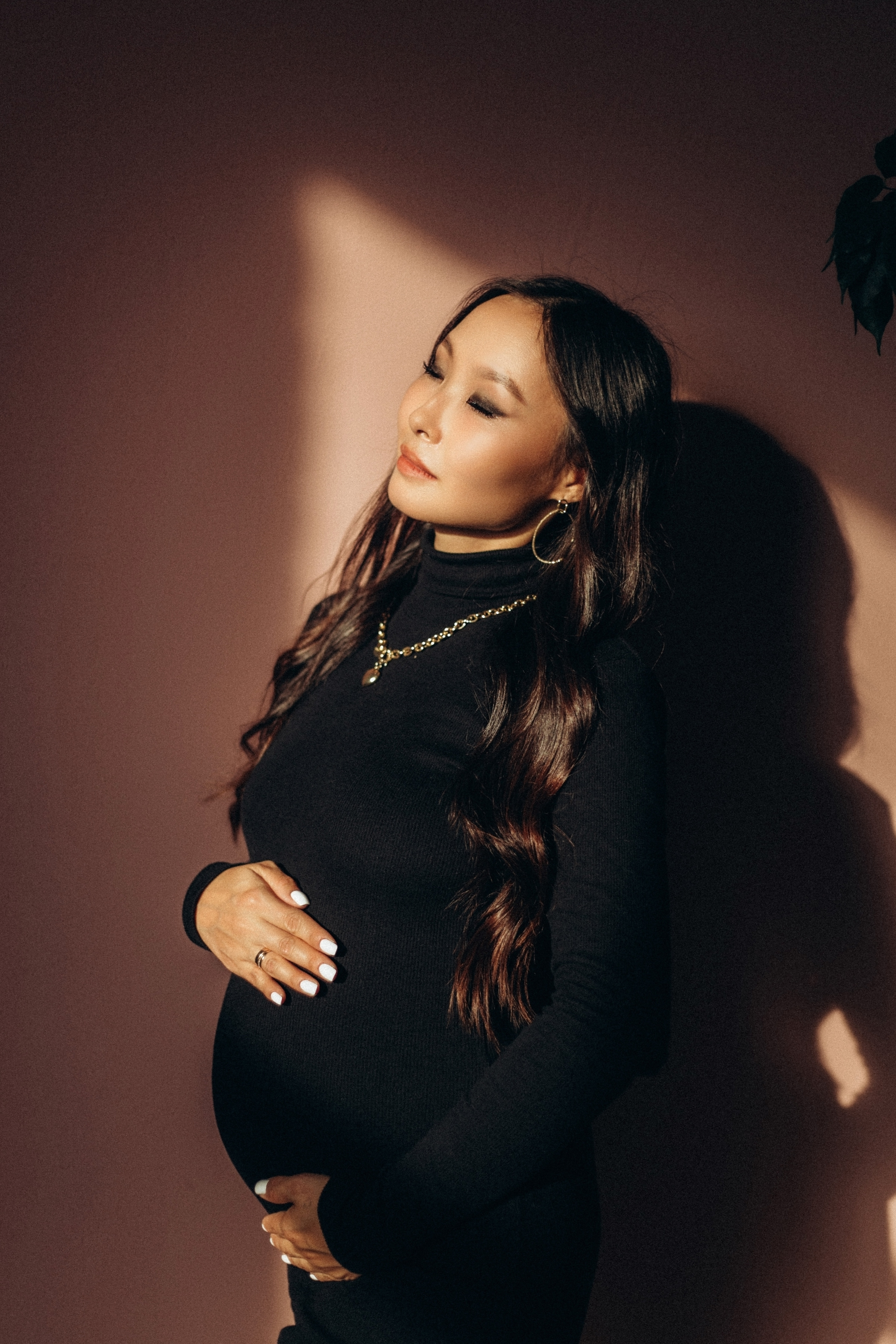 Беременность в студии. Фотограф новорожденных Серпухов, Протвино, Москва I Марина Бурмистрова