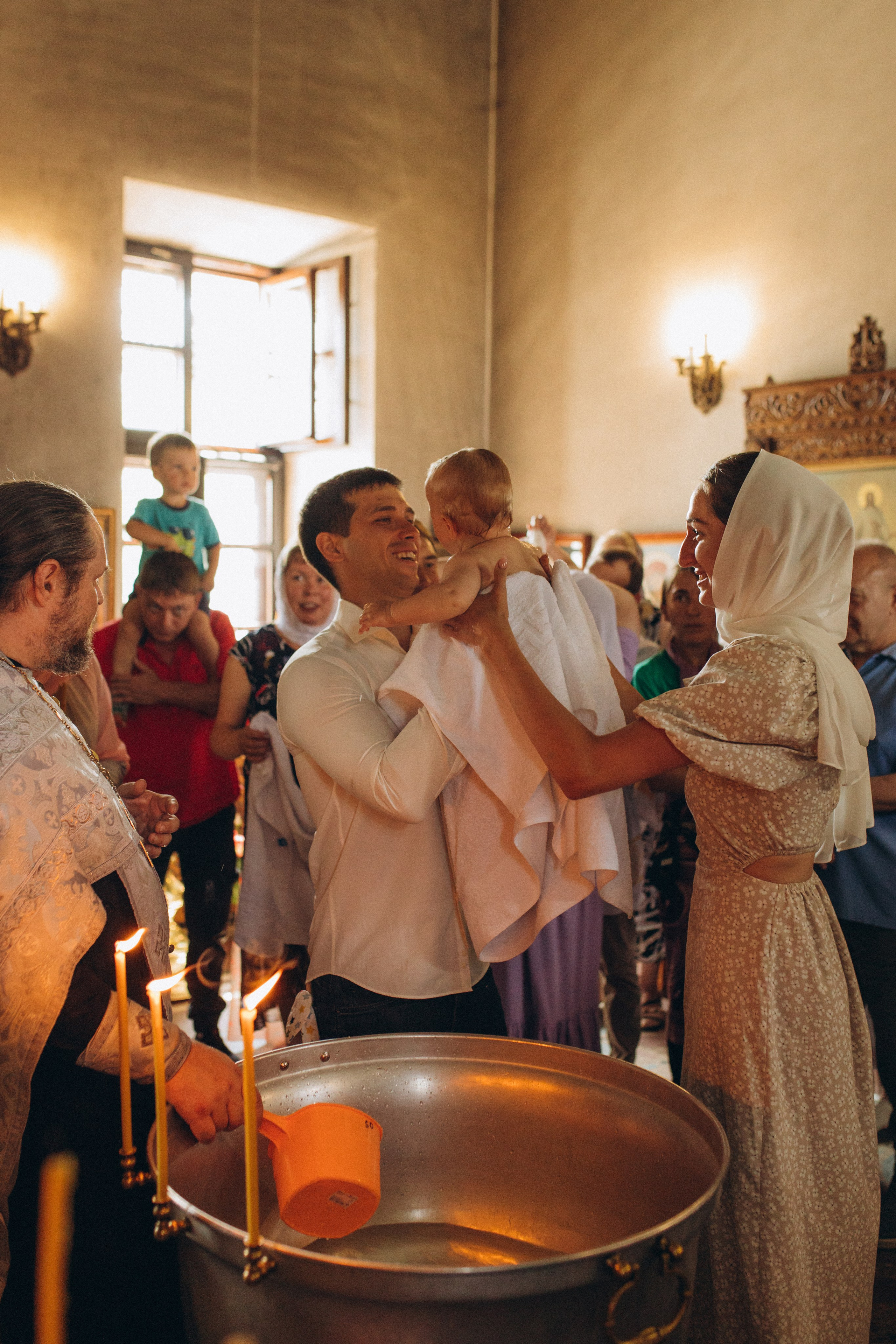 Крещение Марии. Семейный фотограф в Обнинске