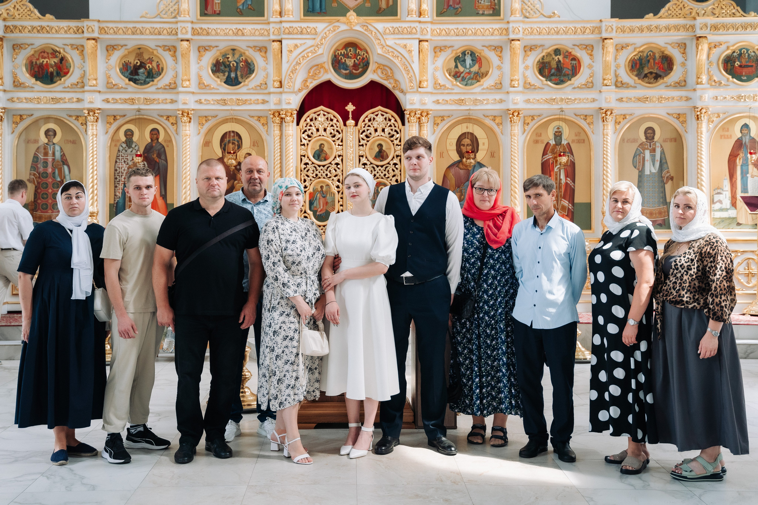 Венчание в Церкови Ермогена Патриарха Всероссийского в Южном Тушино. Свадебный и семейный фотограф в Москве и МО Геннадий Туманцев