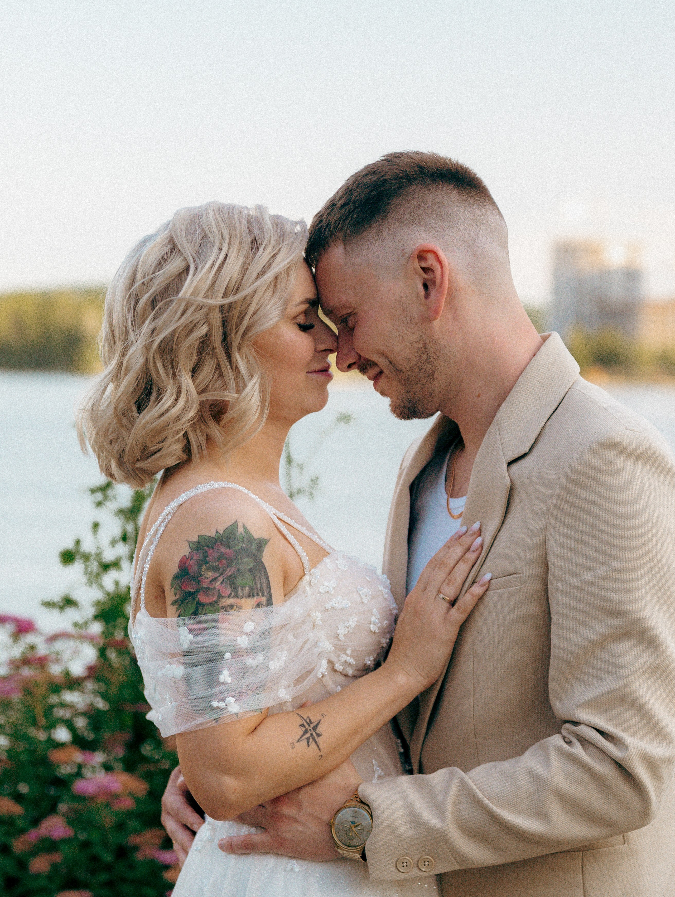 фотосессия молодожен на улице