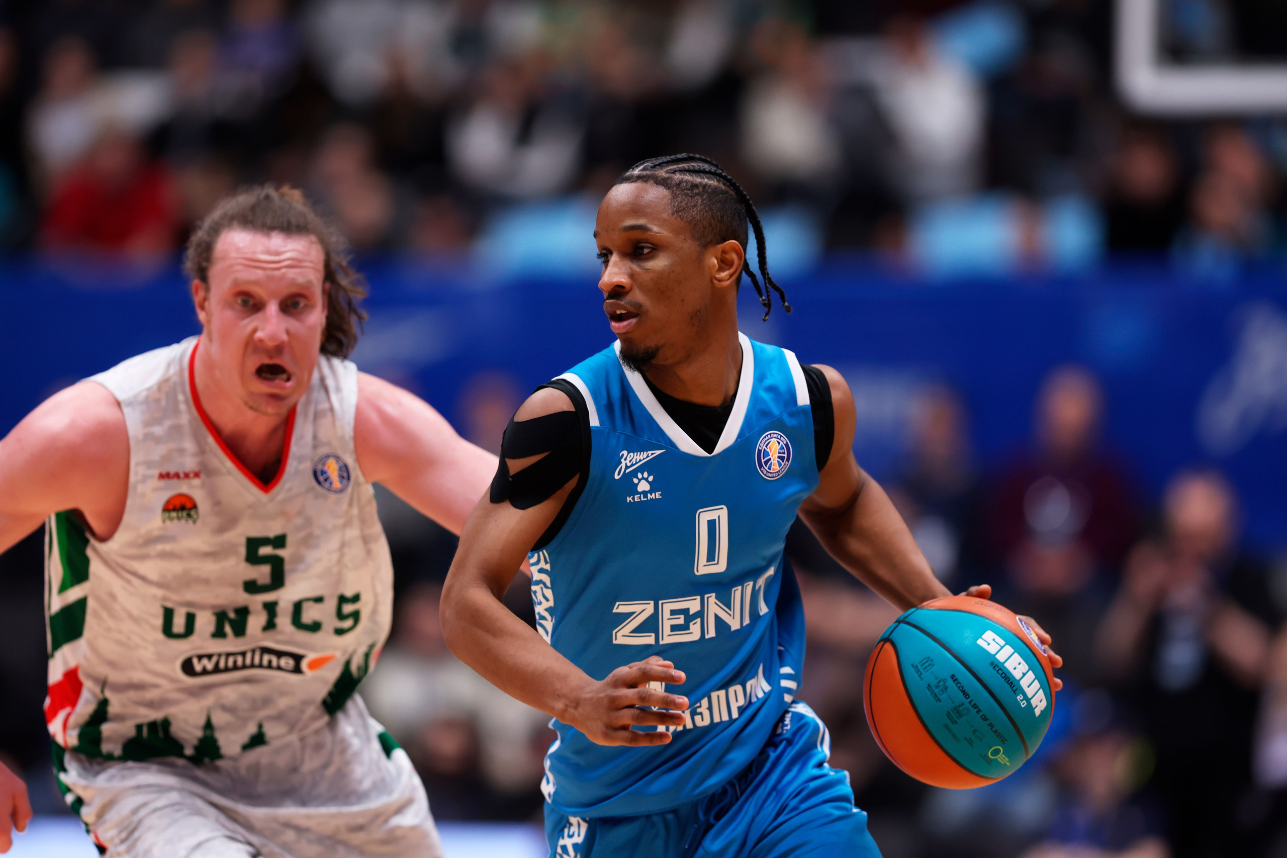 БК Зенит — БК Уникс 13.02.2025. Спортивный и репортажный фотограф Антон Тереханов