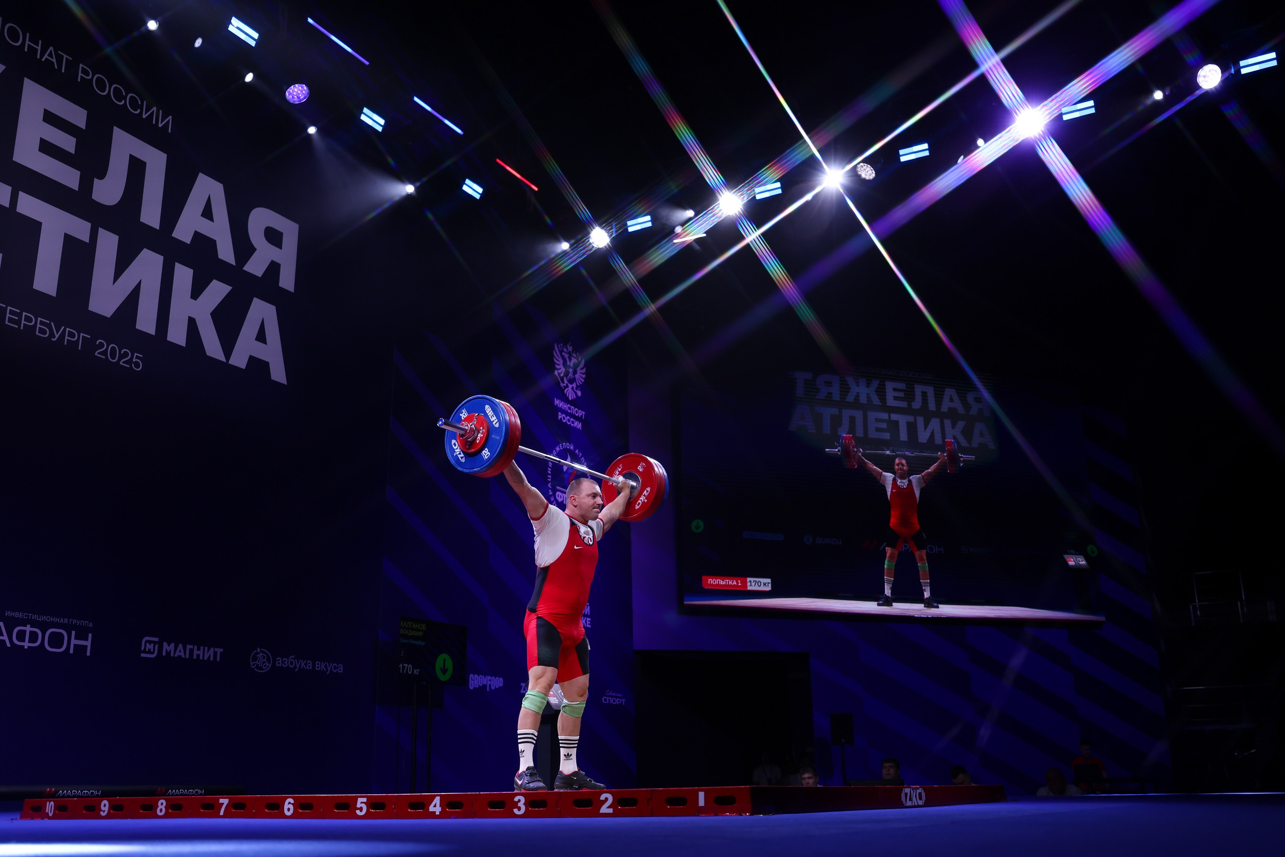 Чемпионат России по тяжелой атлетике 2025. Спортивный и репортажный фотограф Антон Тереханов