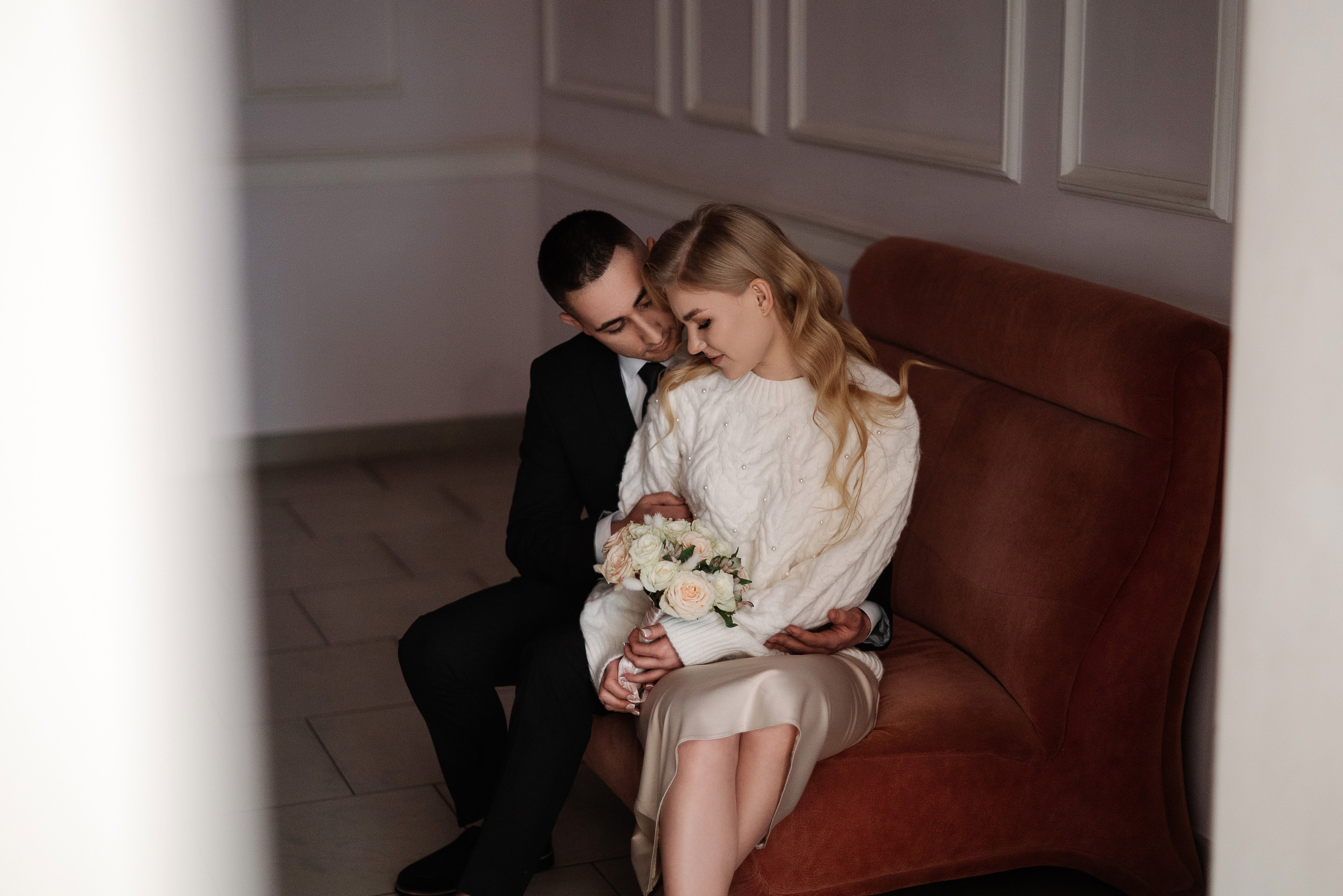 Александра и Алексей, роспись и прогулка зимой. Свадебный и портретный фотограф в Липецке Юлия Свит