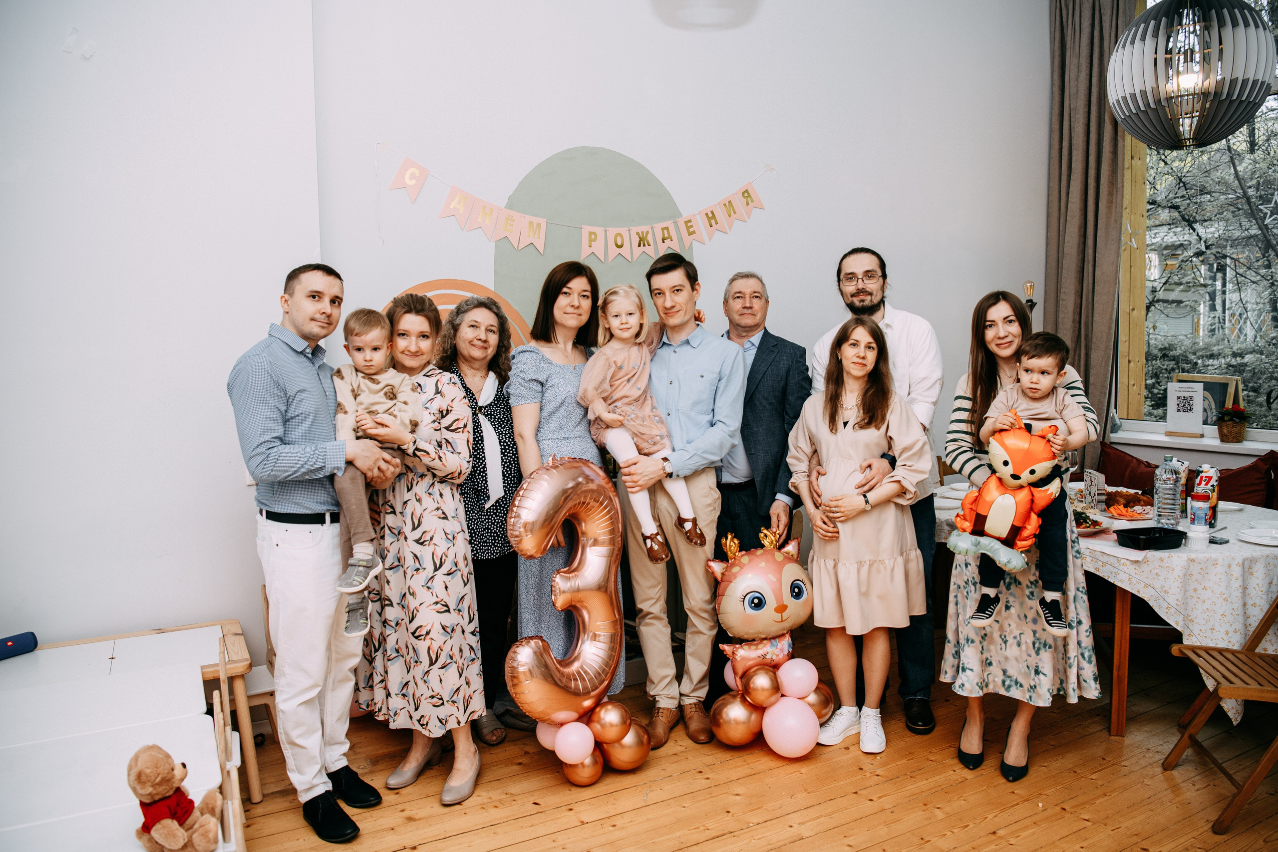 День рождения Анны Павловны. Фотограф на выписку из роддома в Москве и МО