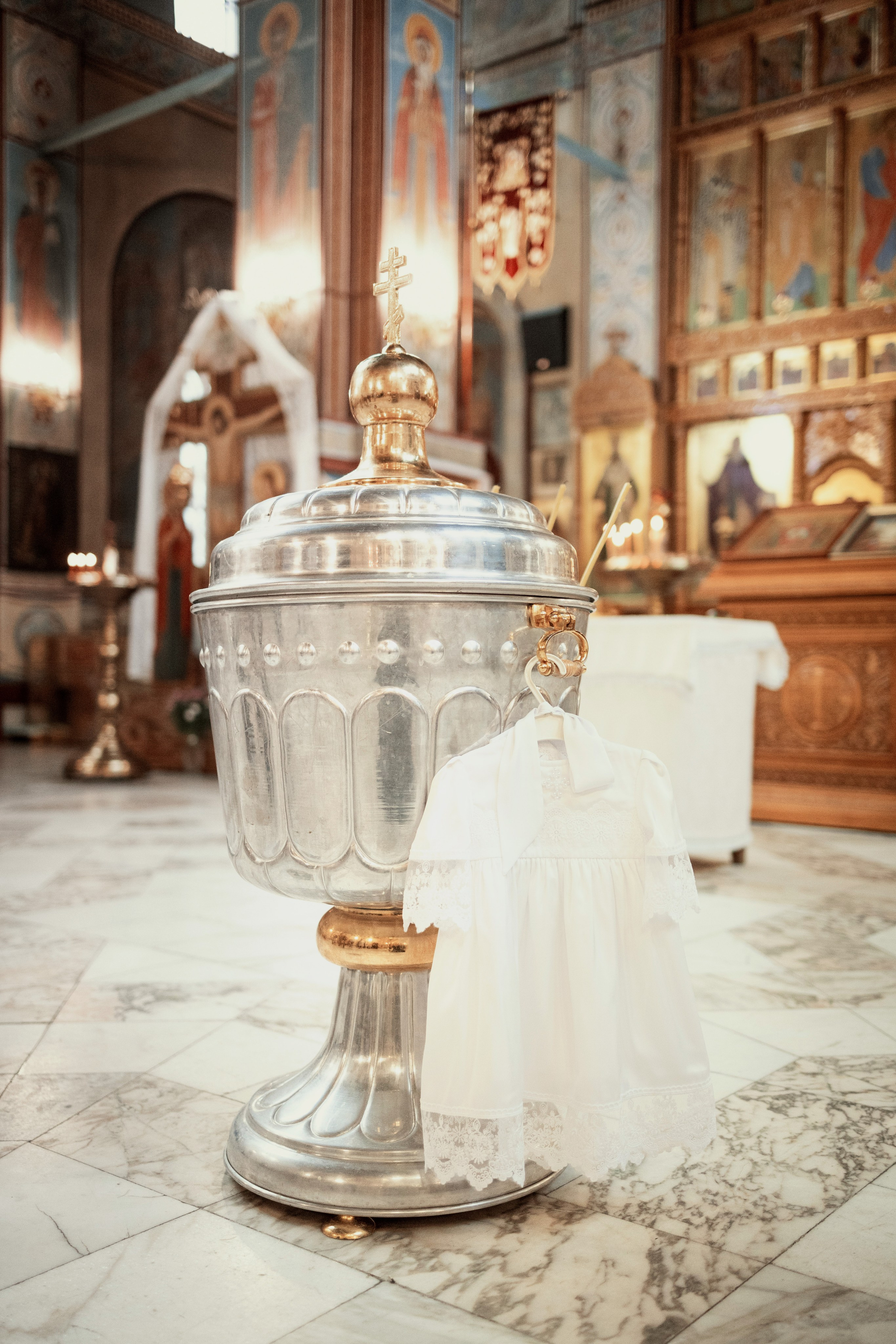Крещение Дарии. ТОП Фотограф на Крещение и Венчание Железногорск Алексей Мещеряков