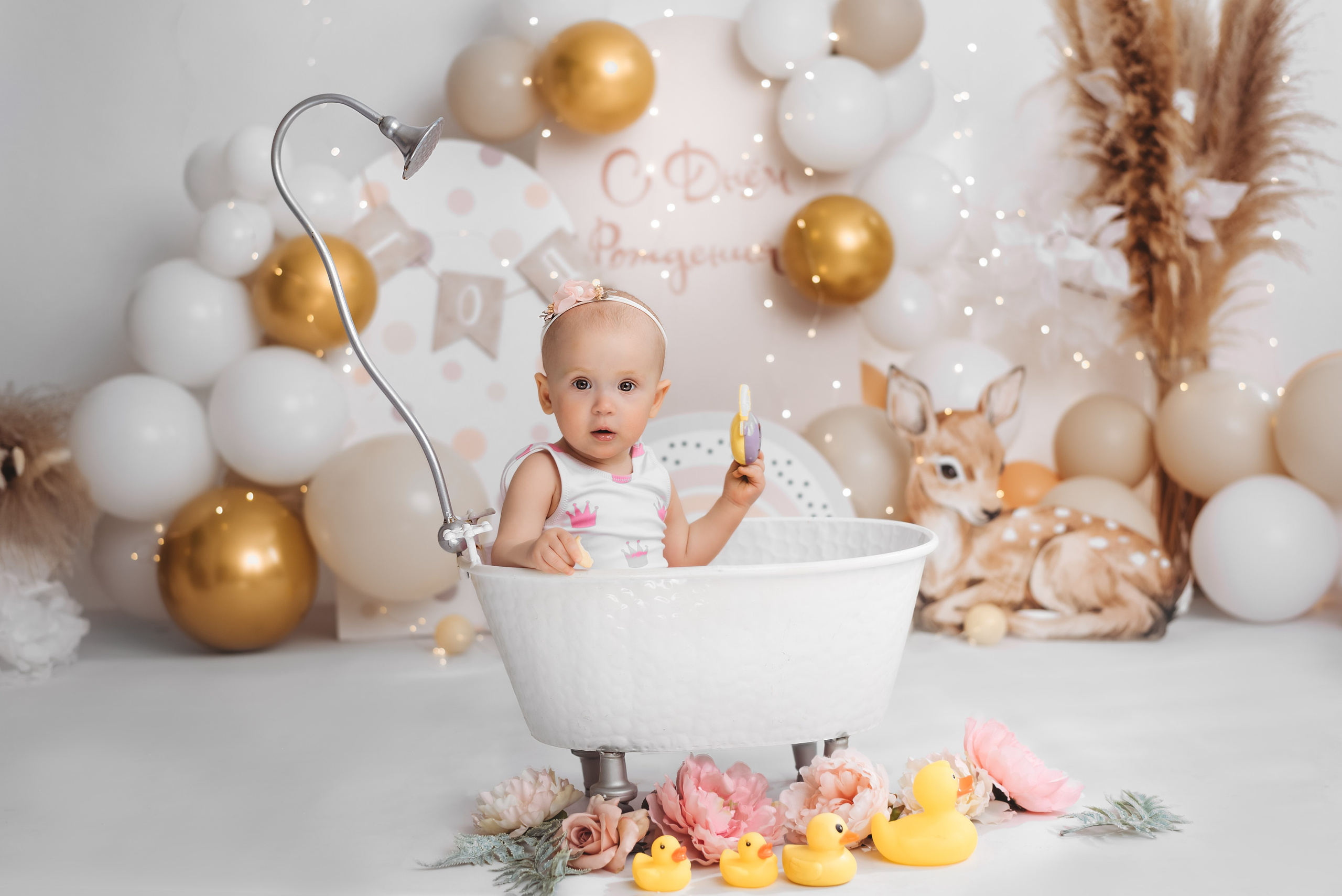 Купание. Фотограф новорожденных во Владимире Анастасия Воробьева