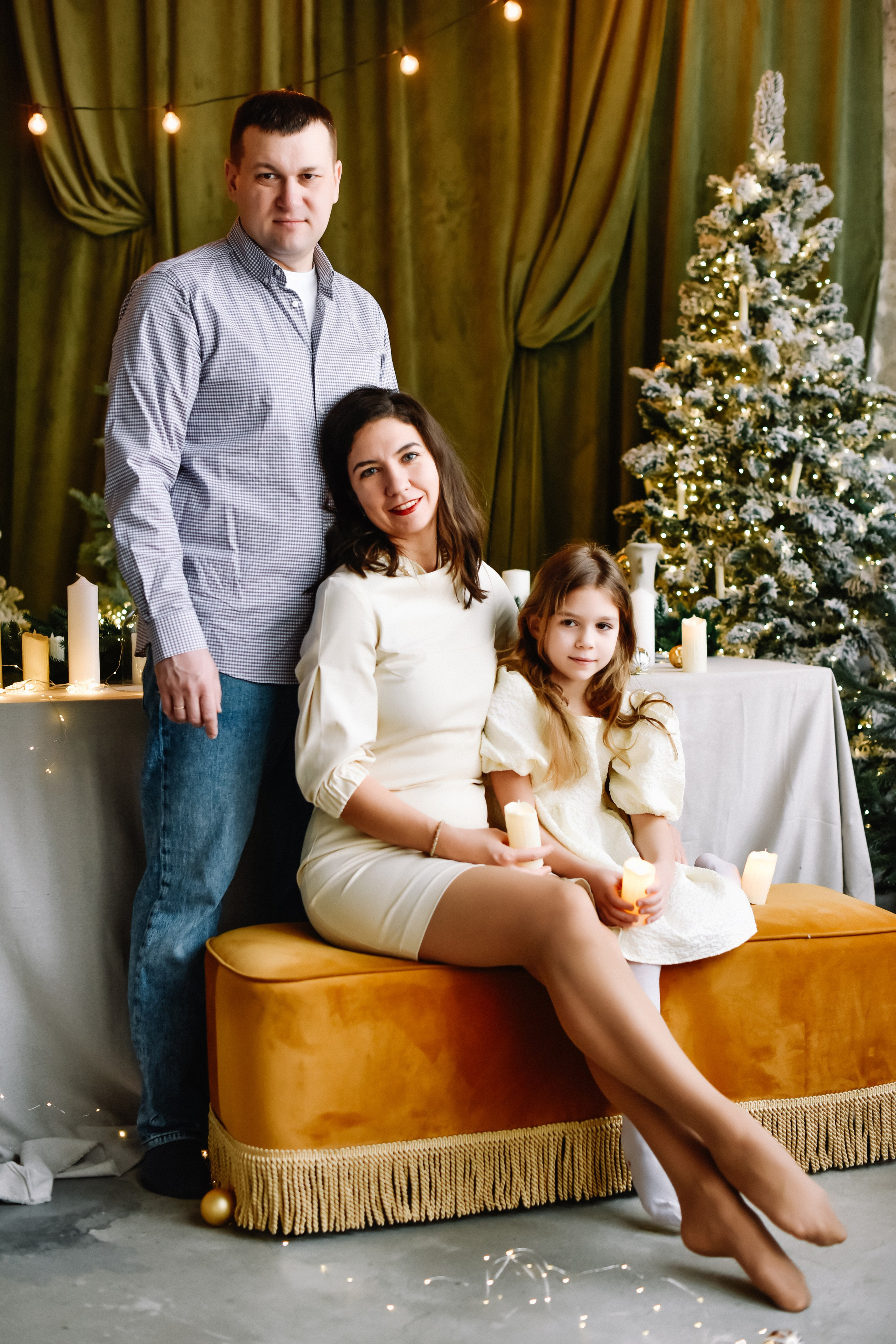 Семья Анастасии, Андрея, Тани и Вани