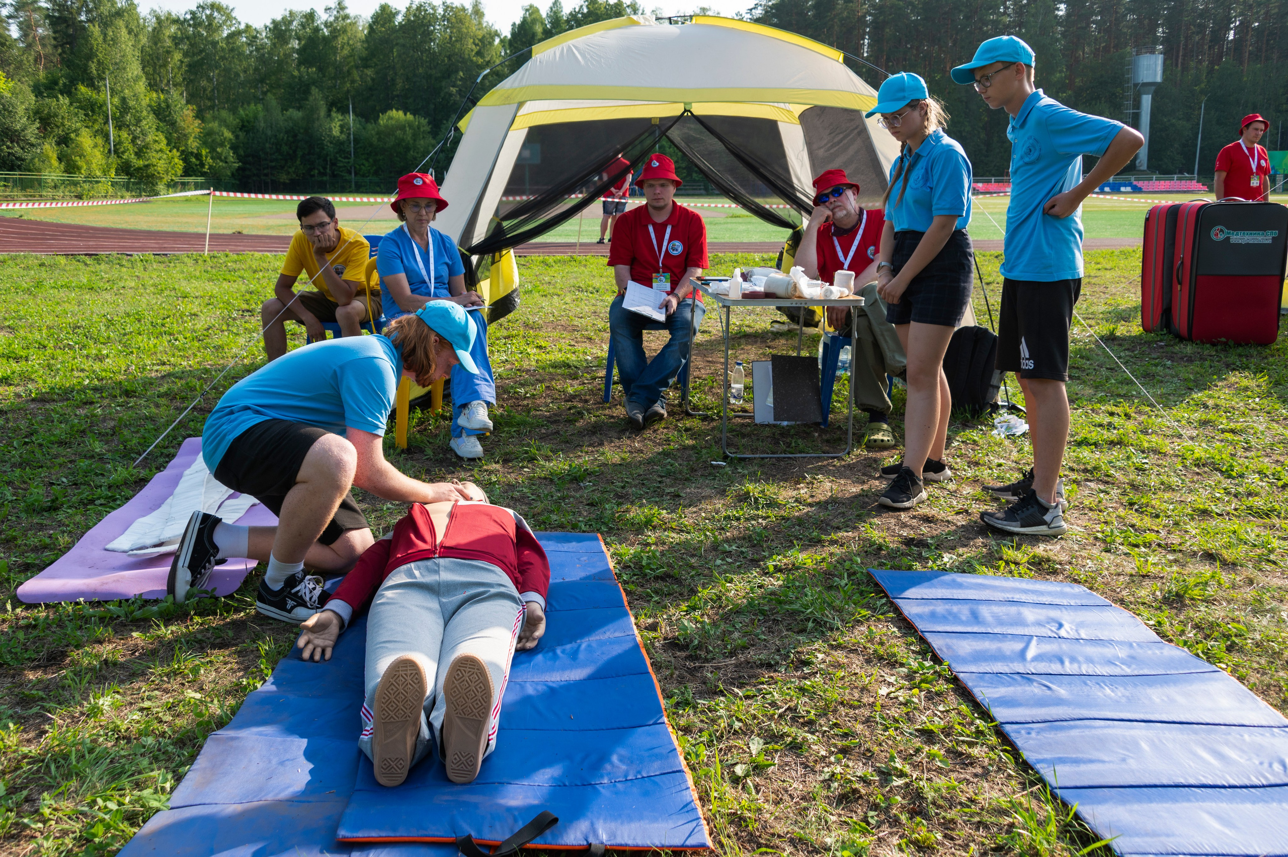Полевая олимпиада Юных геологов. Фотограф Роман Адлер