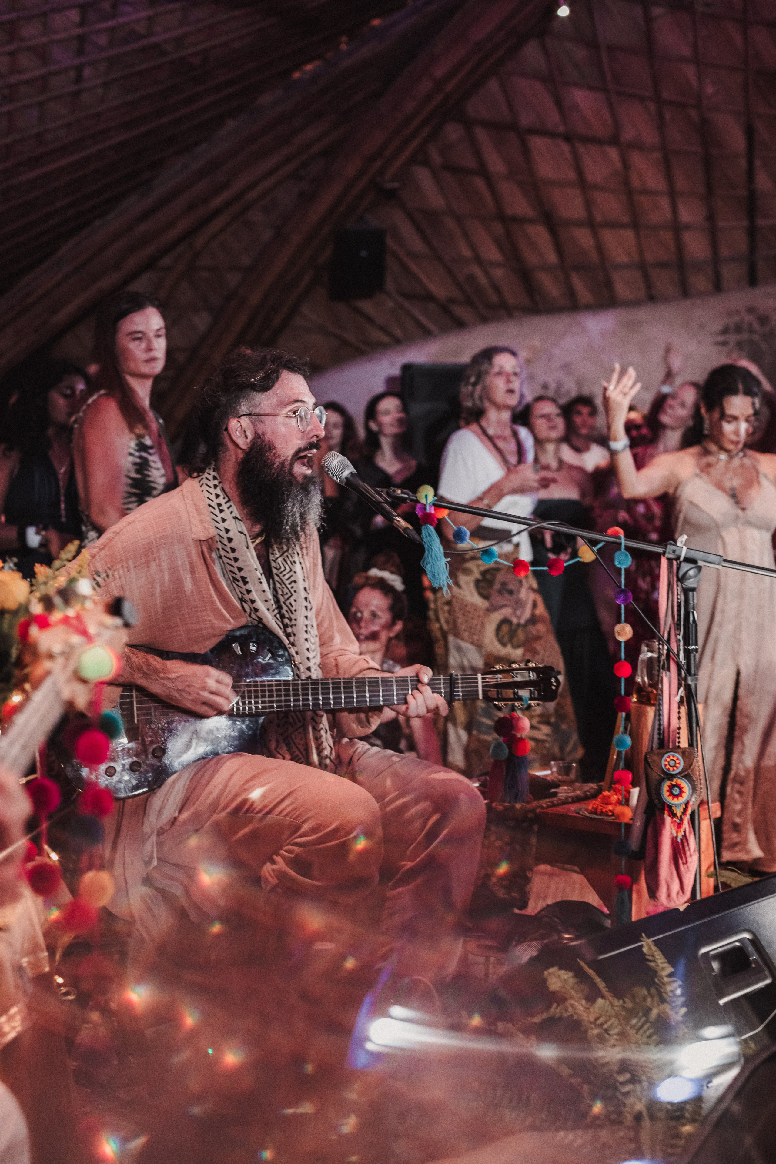 Hanuman Project kirtan at Alchemy march. Mariam Bagdasaryan