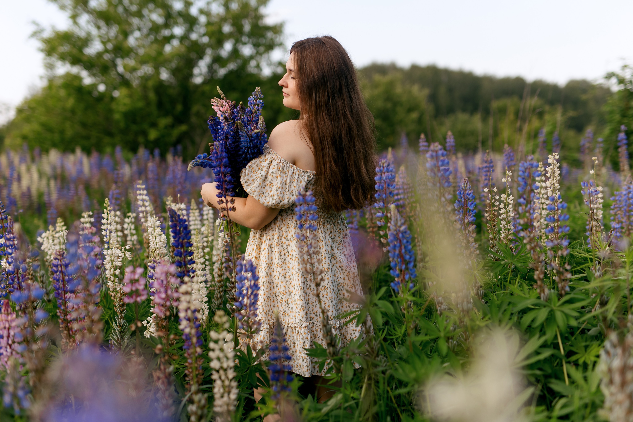 В люпинах. Свадебный и семейный фотограф в Туле и области Маша Костина