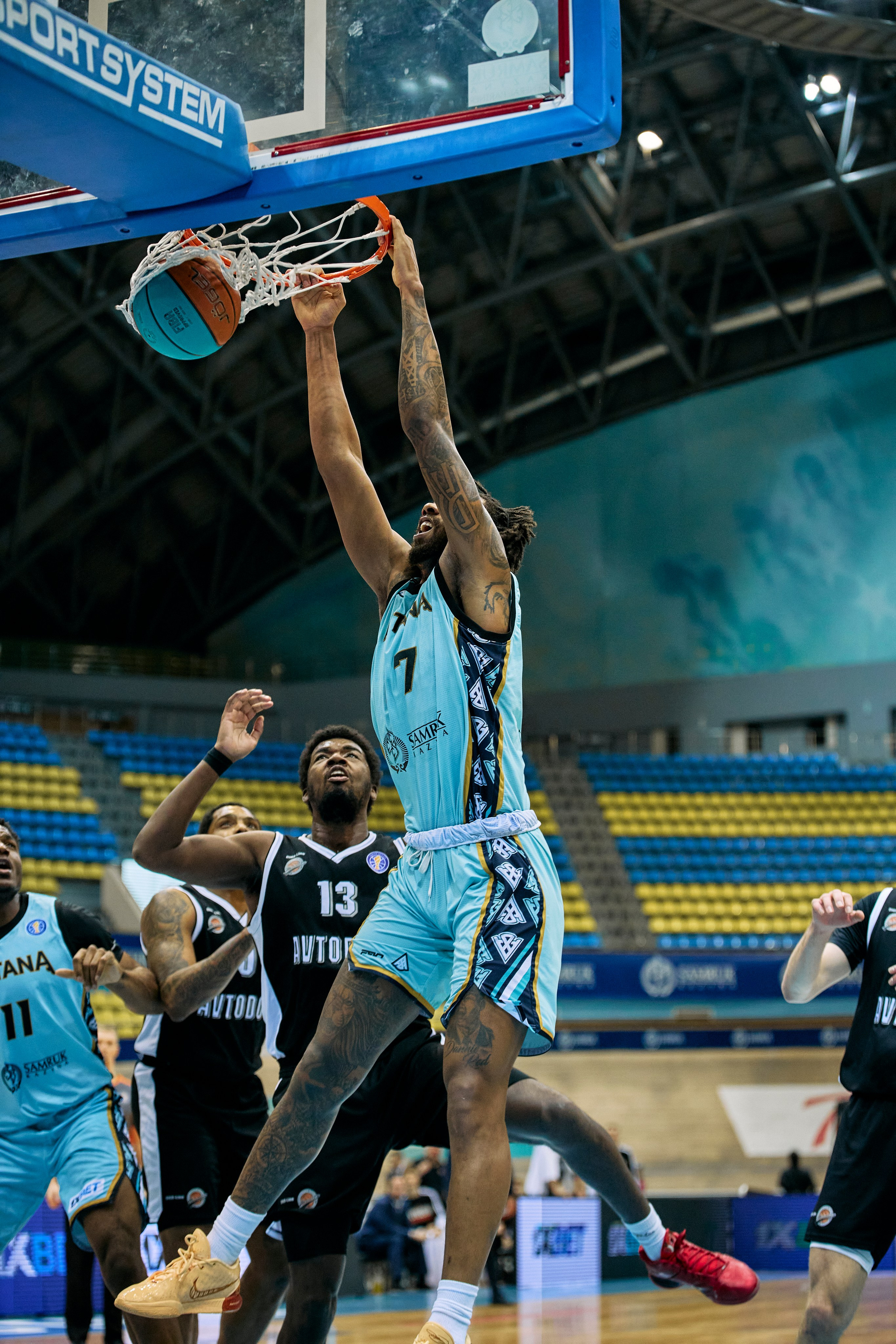 VTB League (Astana — Avtodor) 12 February 2024. Professional photo & Event agency (Kazakhstan, Astana)