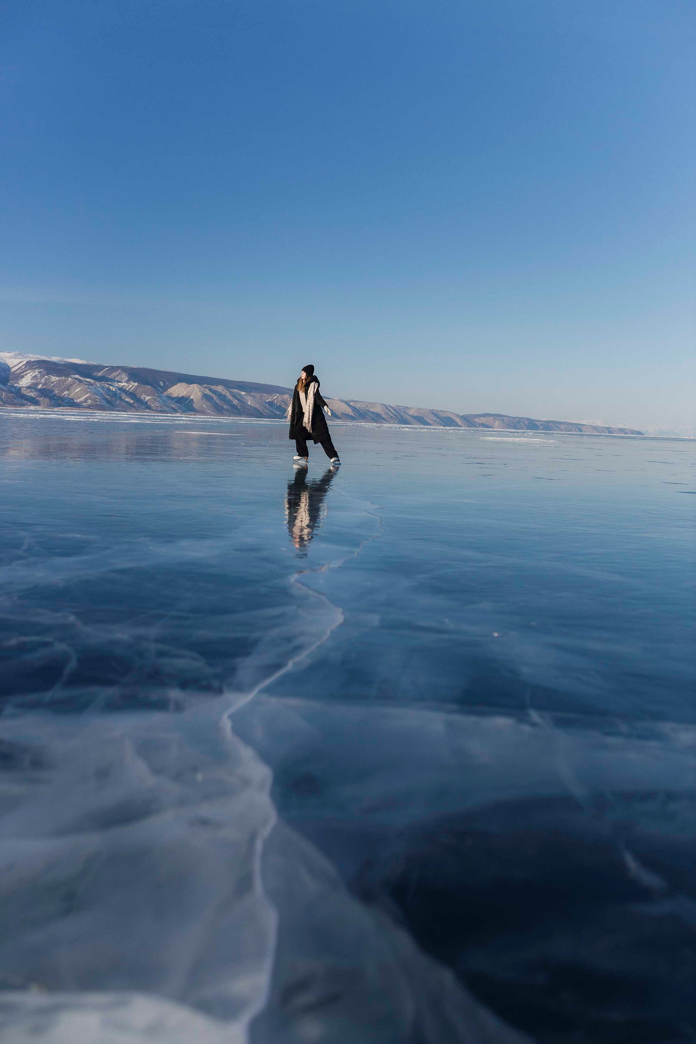Самый большой каток в мире. Фотограф Ольхон, Регина