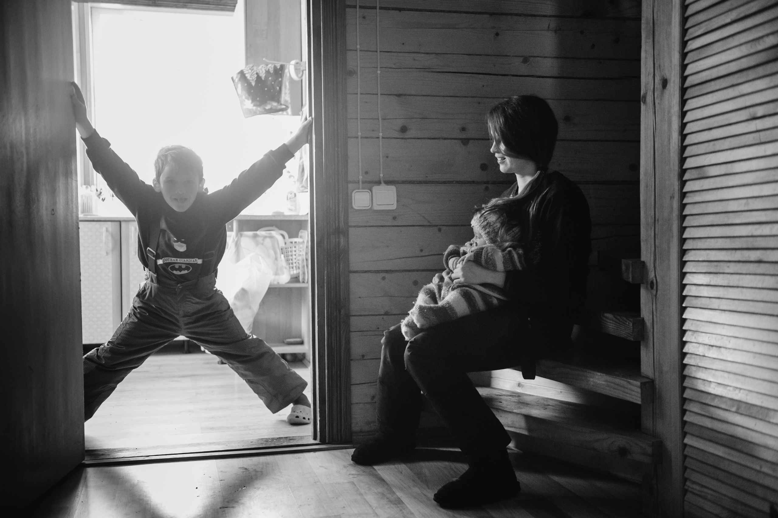 Зимняя семейная фотосессия в Подмосковье. Семейный фотограф в Москве Елена Снегирева