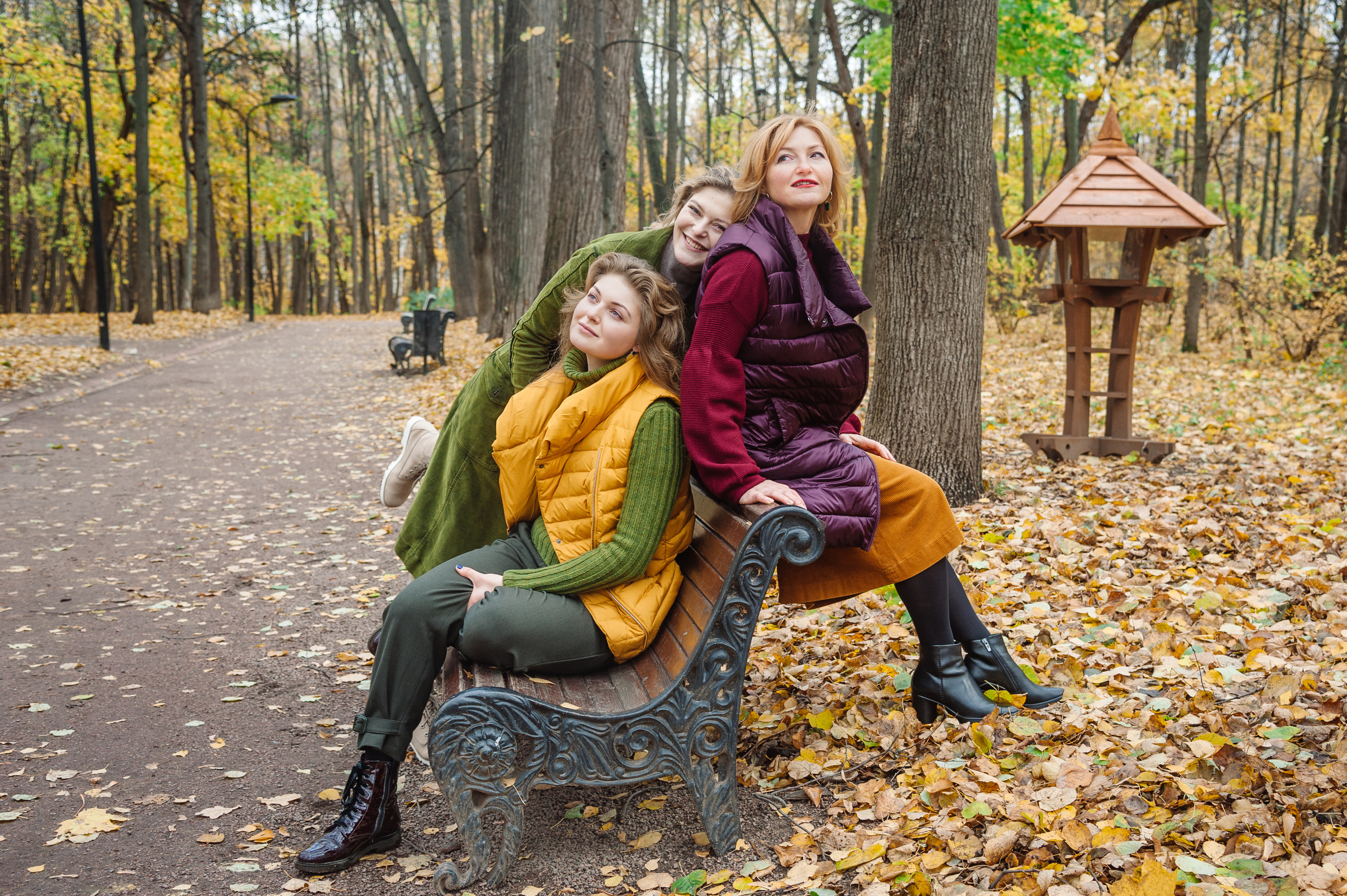 Семейная фотосессия в Нескучном саду. Семейный фотограф в Москве Елена Снегирева