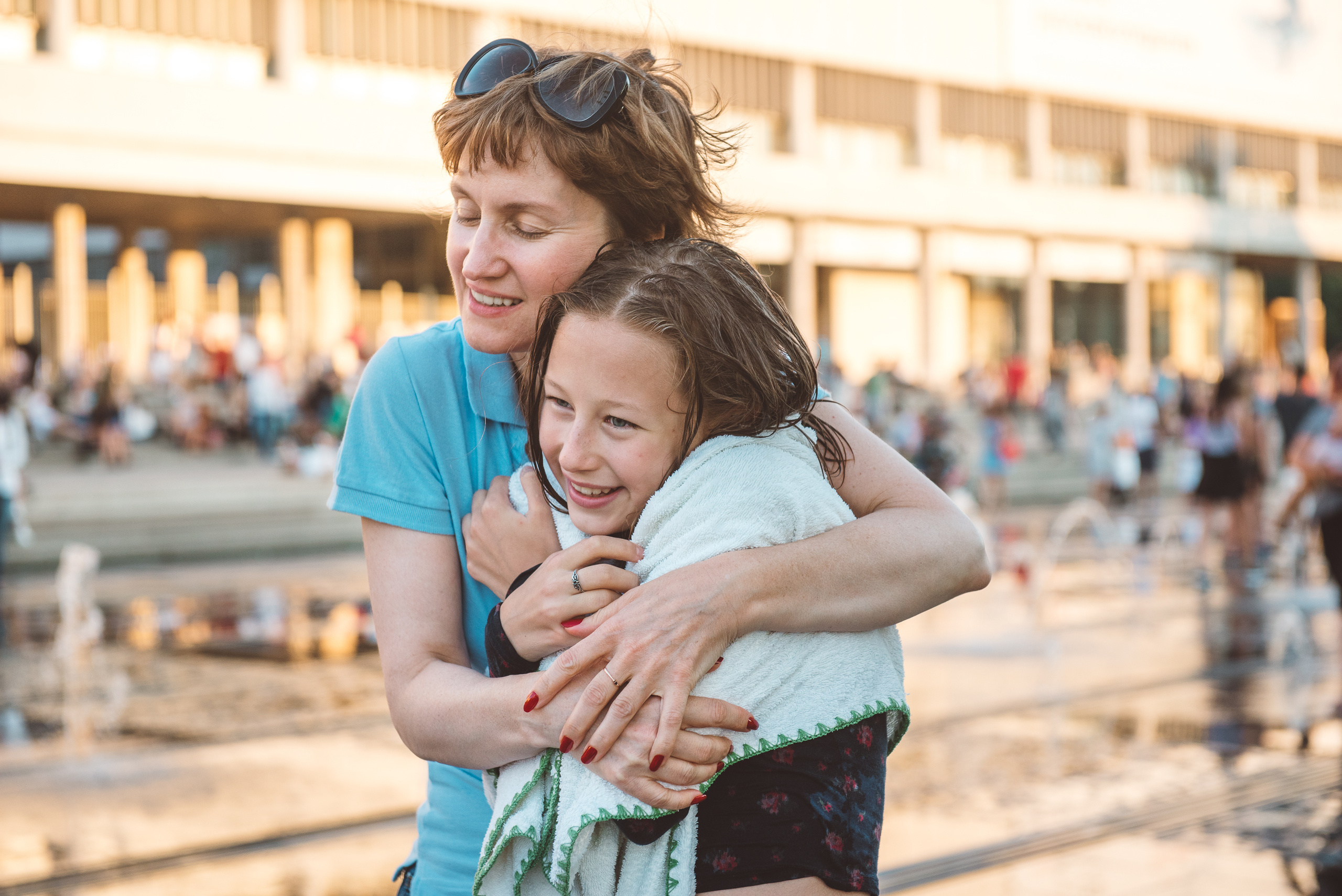 Семейная фотосессия про прогулку в парке Музеон. Семейный фотограф в Москве Елена Снегирева