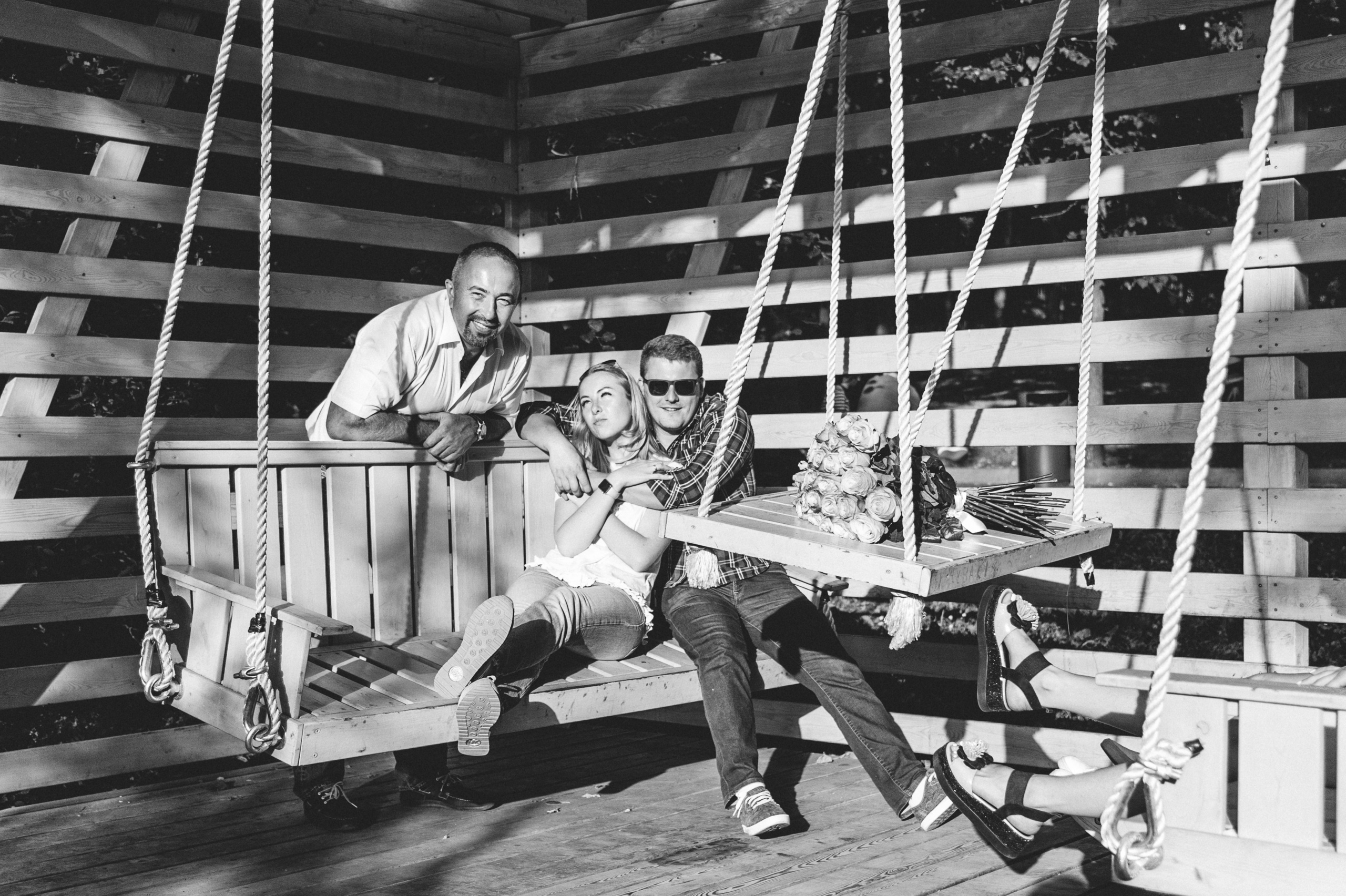 Семейная фотосессия в парке Горького. Семейный фотограф в Москве Елена Снегирева